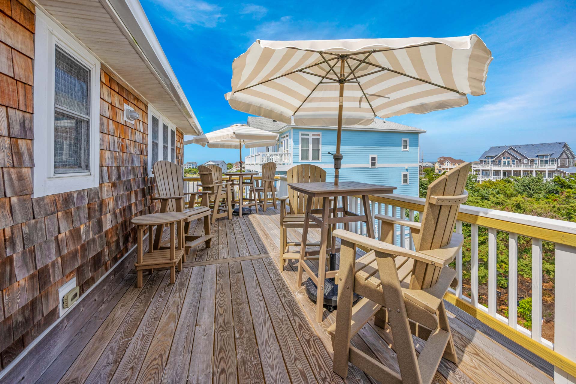 Surf Or Sound Realty 1224 Ride Like The Wind Back Deck 1