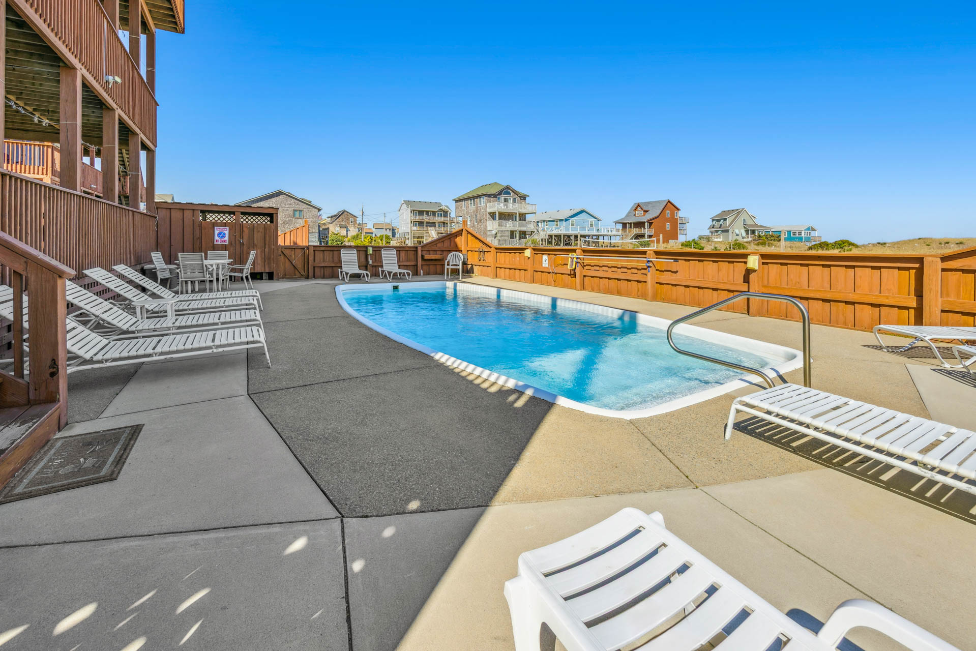 Surf Or Sound Realty 253 Captain Beck's Pool Area 1