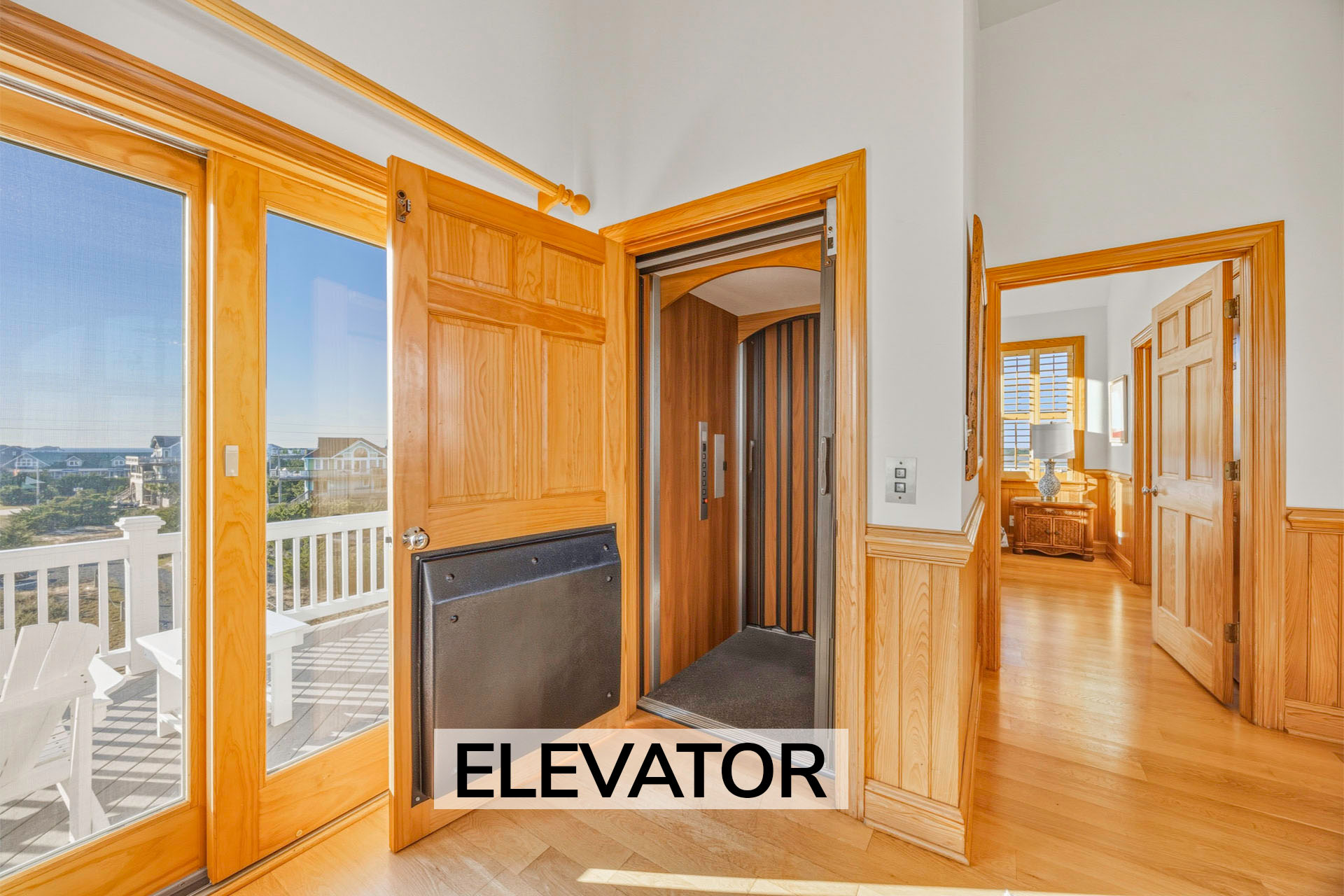 Surf Or Sound Realty 270 Seagate Station Elevator Label