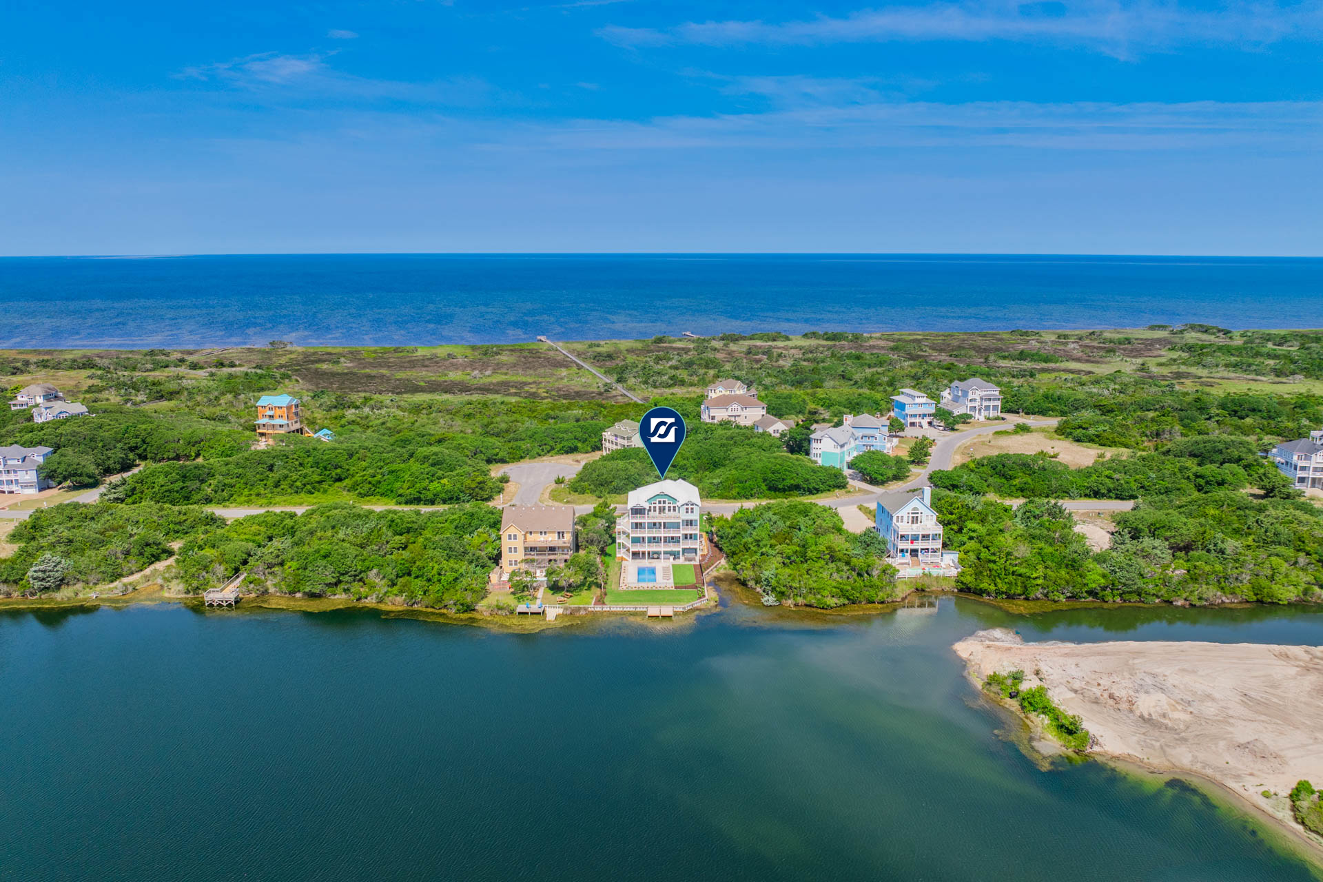 Surf Or Sound Realty 1225 Castaway Cove Exterior 7 Pin