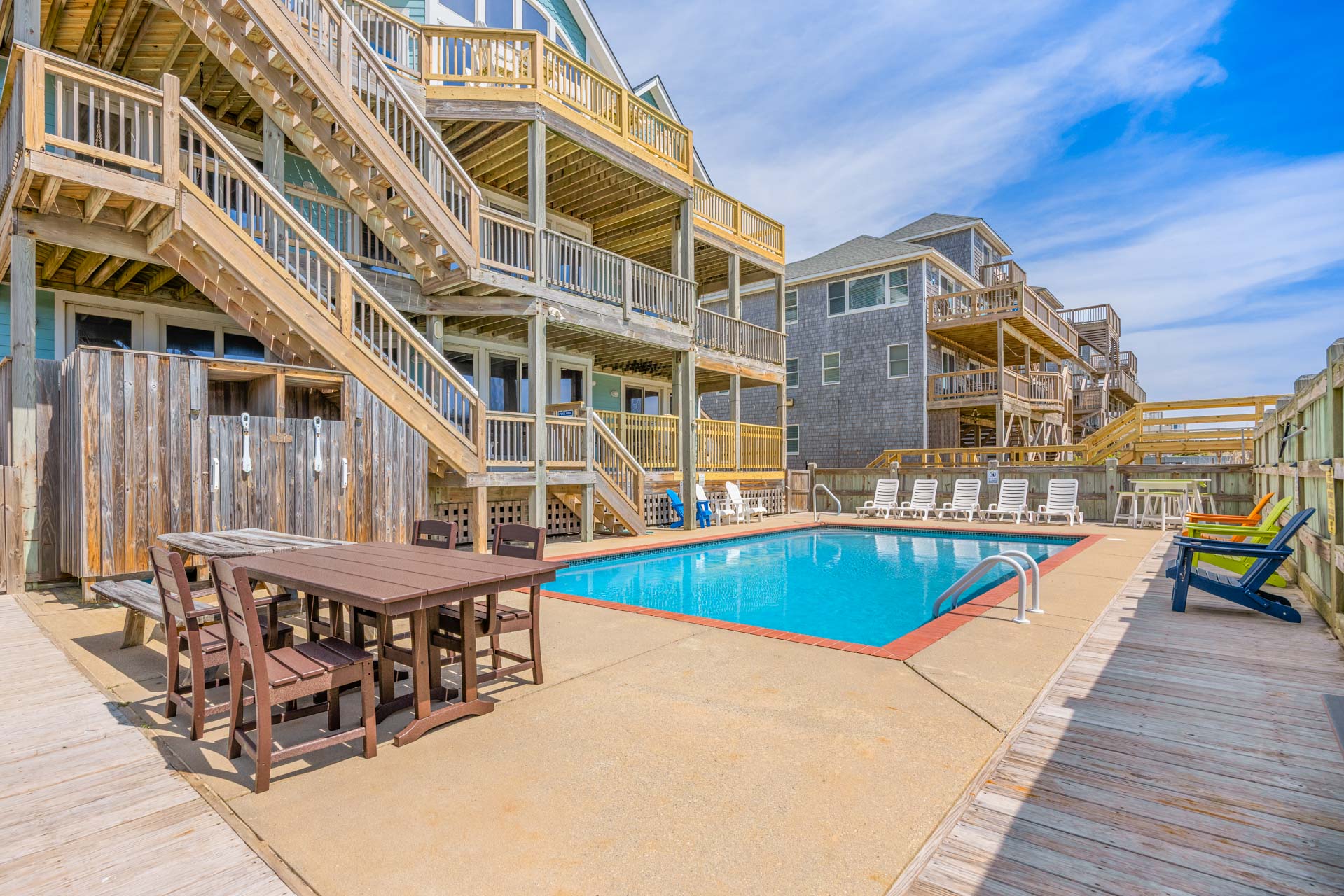 Surf Or Sound Realty 1145 Walkin On Sunshine Hatteras Pool Area 4