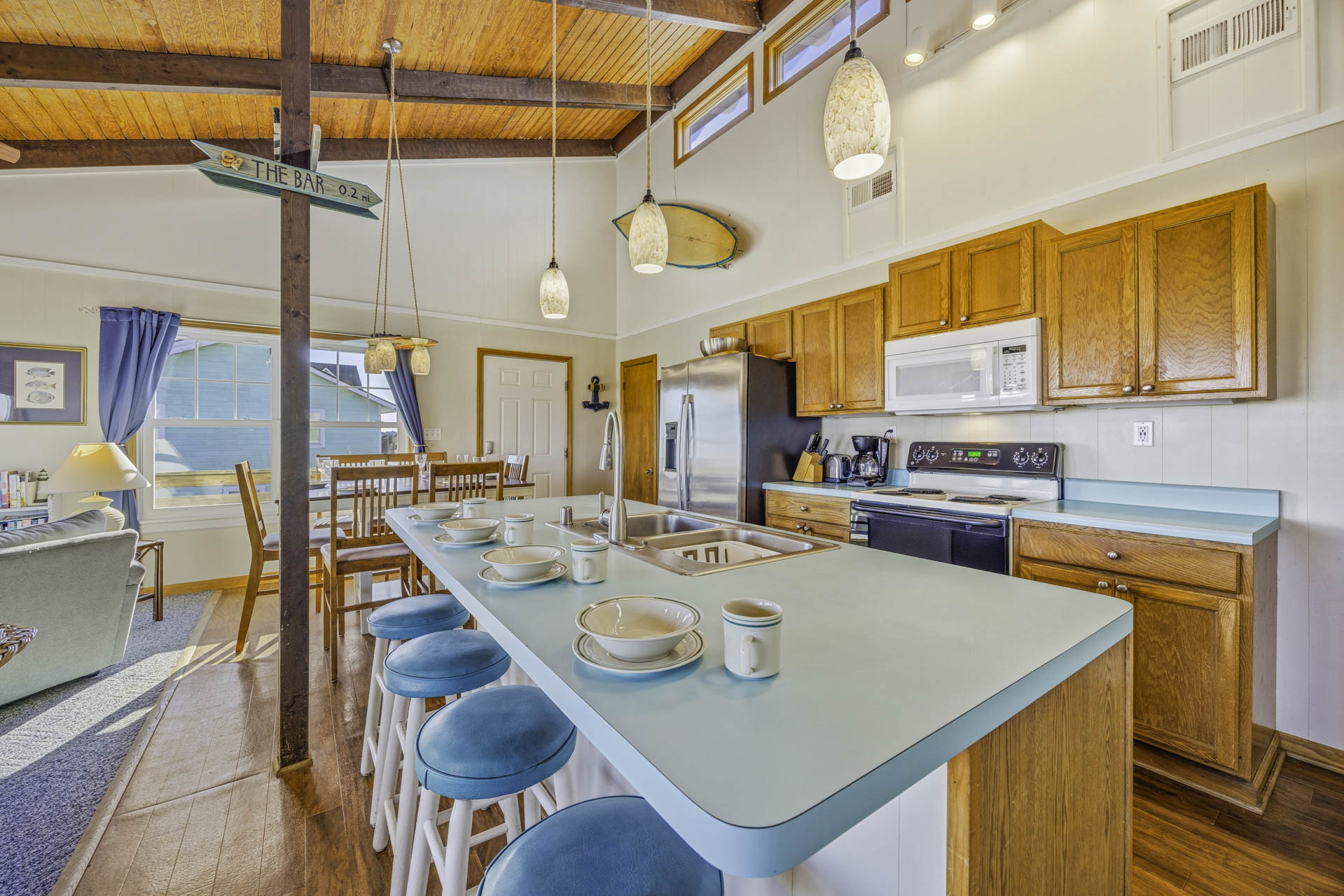 Surf Or Sound Realty 861 Kinnakeet Retreat Kitchen 2 2