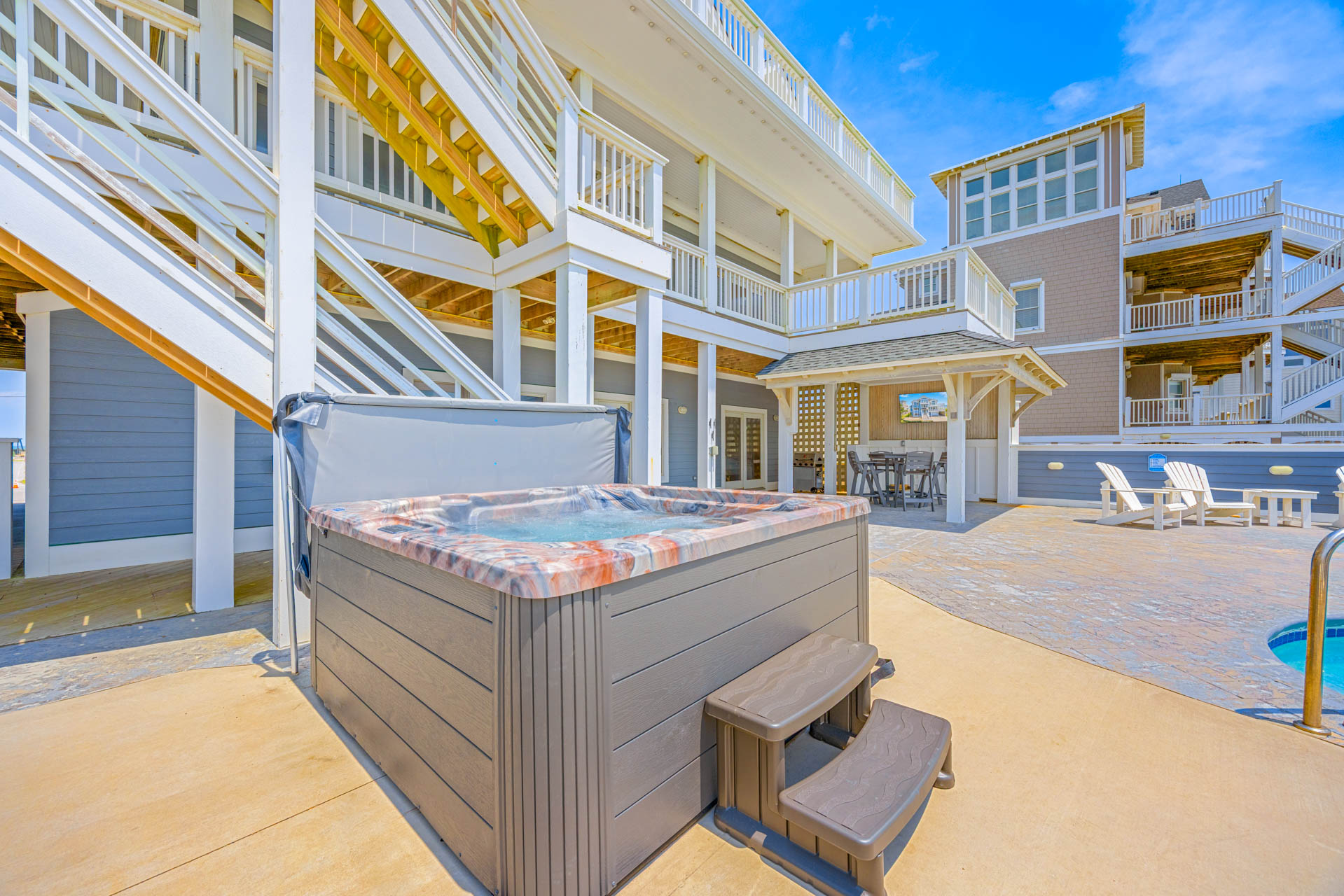 Surf Or Sound Realty 1248 Worth The Wait Hot Tub 1