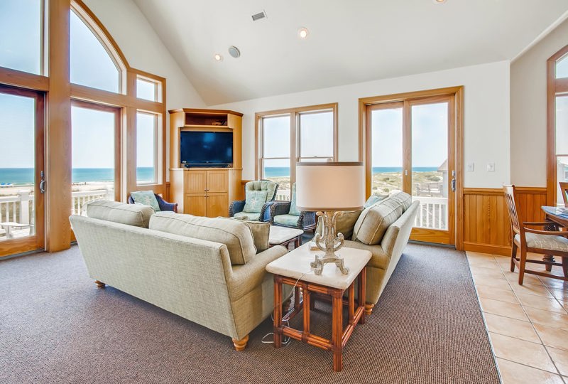 Surf Or Sound Realty Monkeys Beach House 270 Great Room 6 3352074