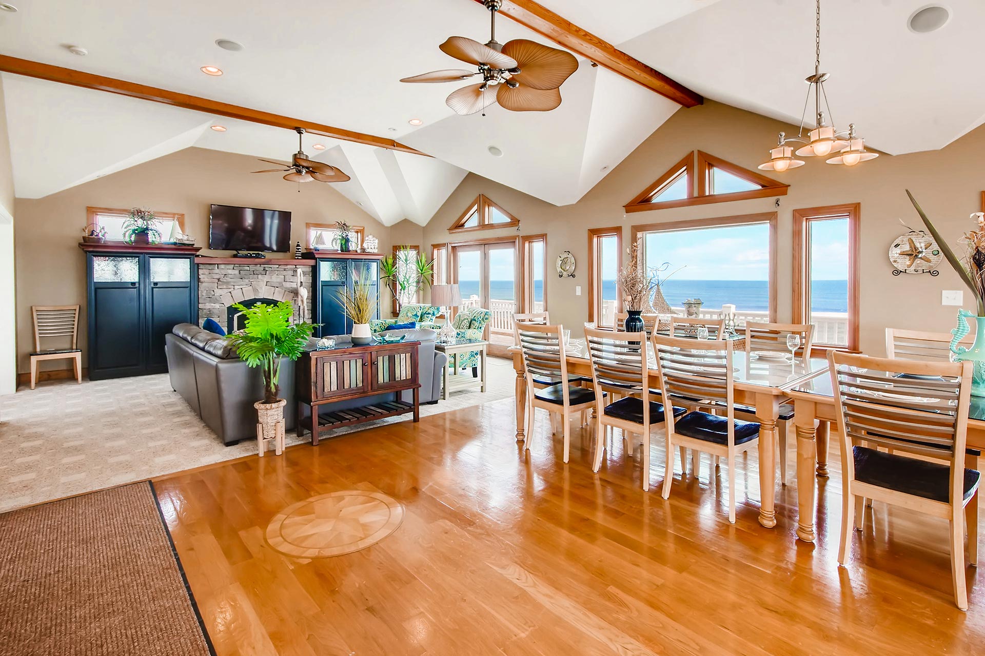 Surf Or Sound Realty Sea Glass 679 Great Room 2 3341951