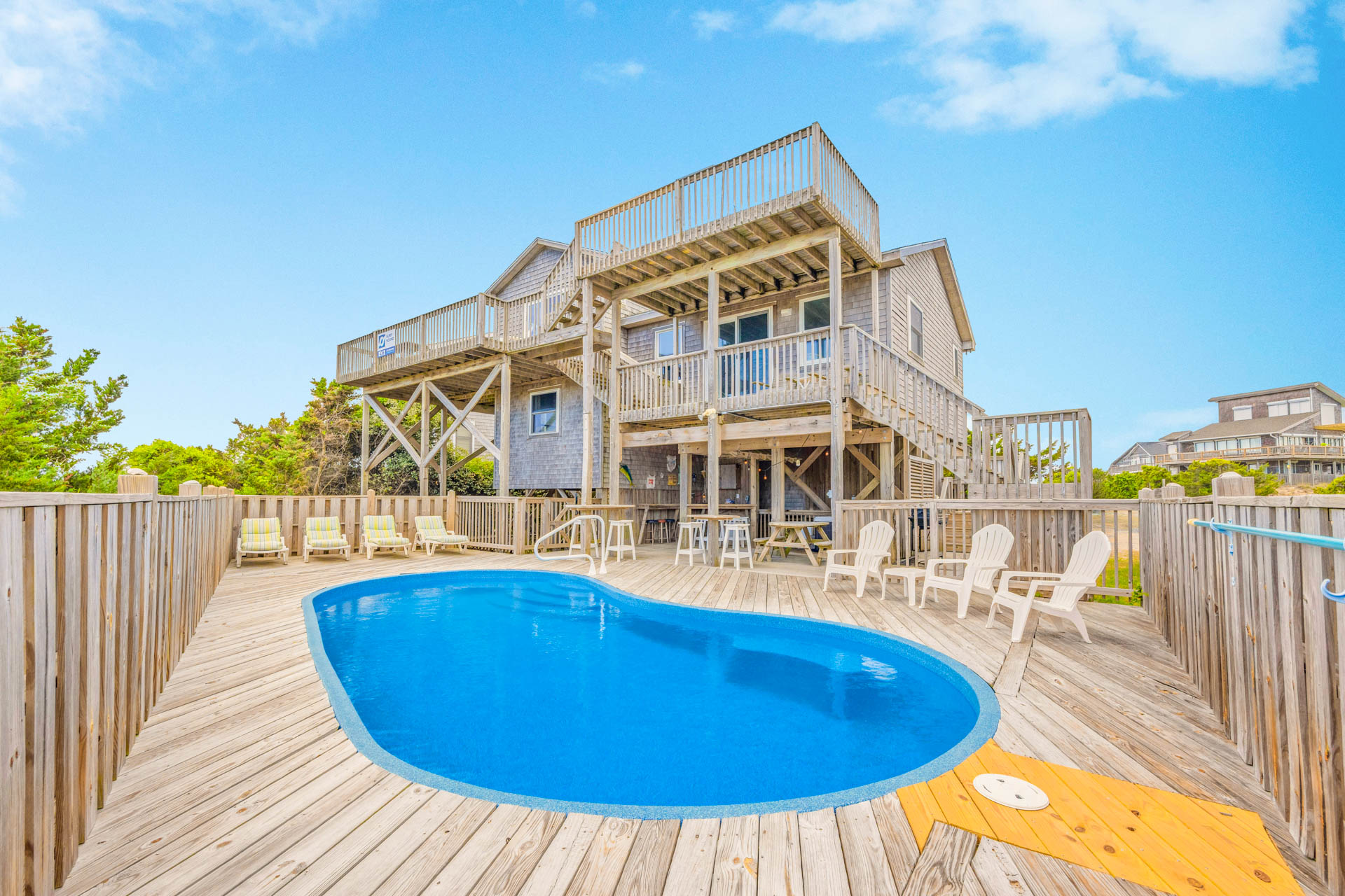 Surf Or Sound Realty 436 Ocean Lady Pool Area 5