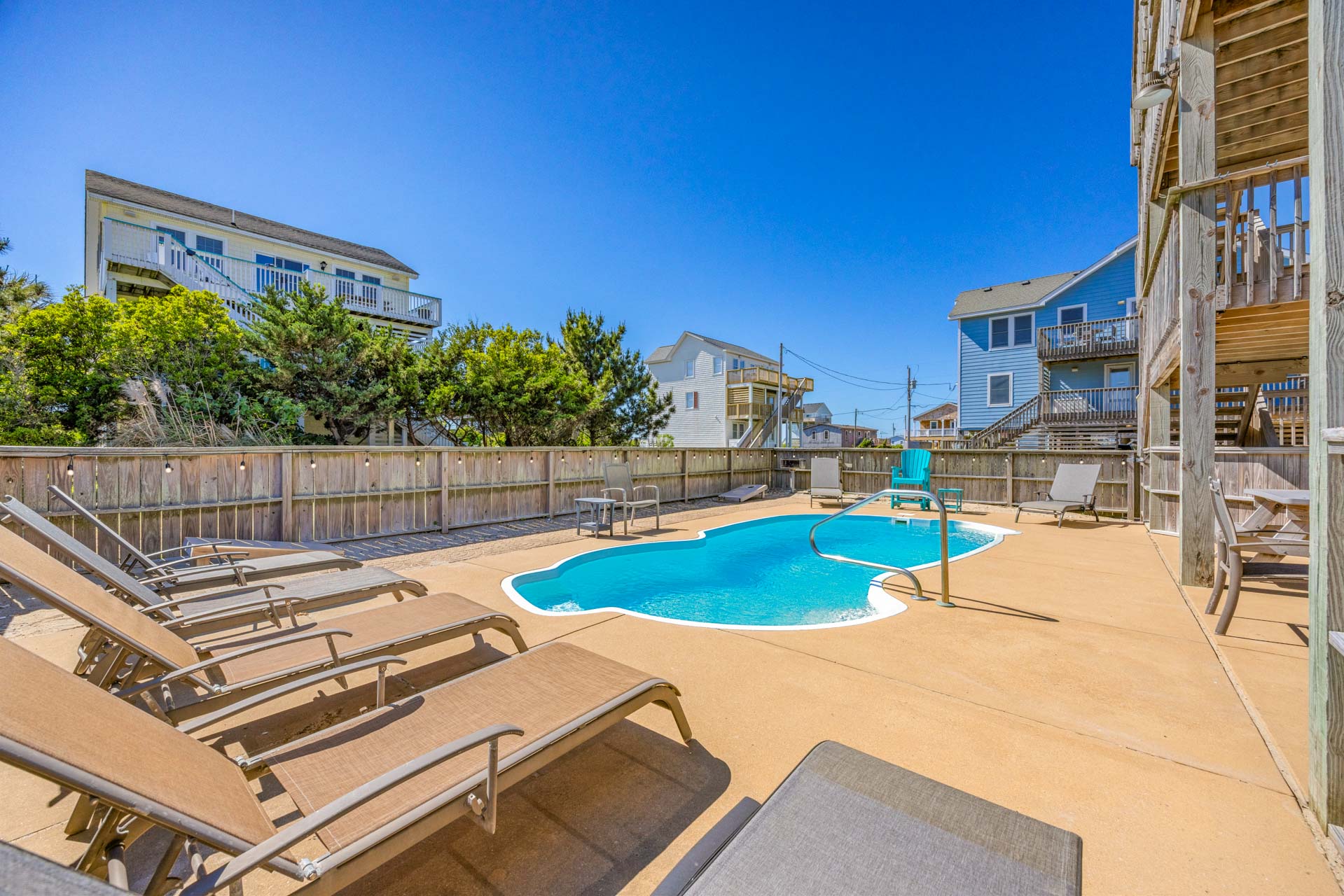 Surf Or Sound Realty 1223 Sunsets In Rodanthe Pool Area 2