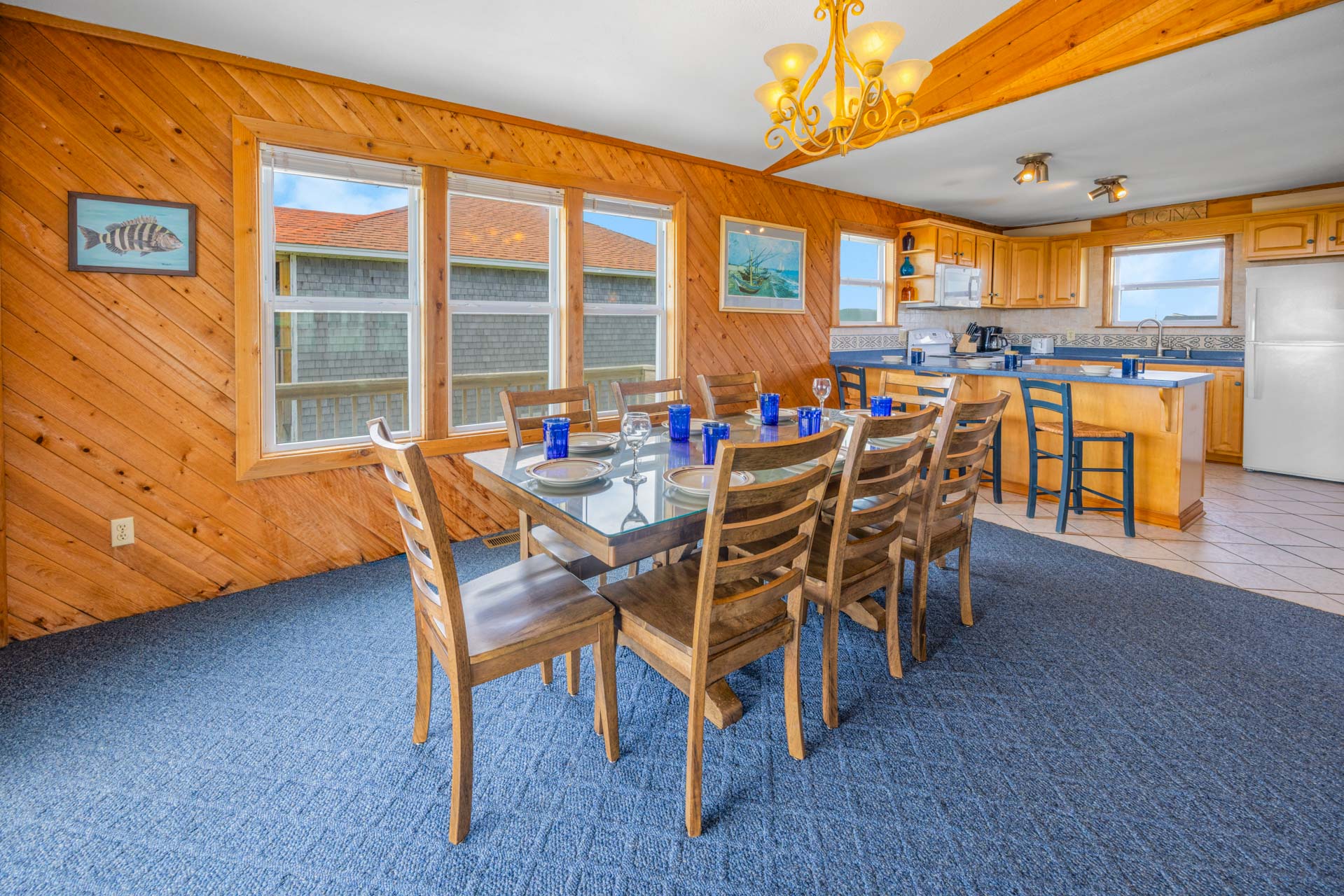 Surf Or Sound Realty 463 Casa Mare Dining Area 4