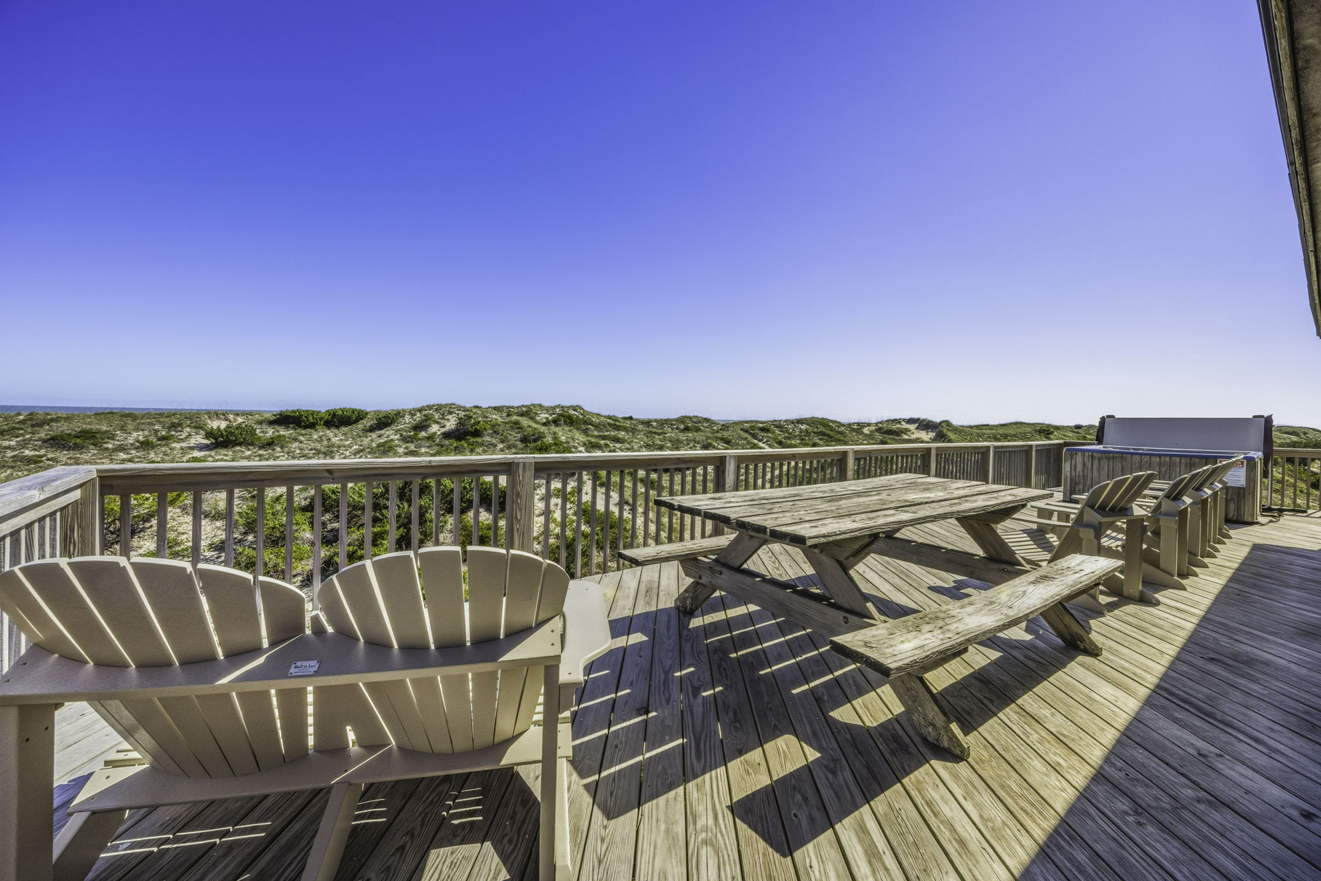 Surf Or Sound Realty 1229 Kinnakeet Dunes Deck 5