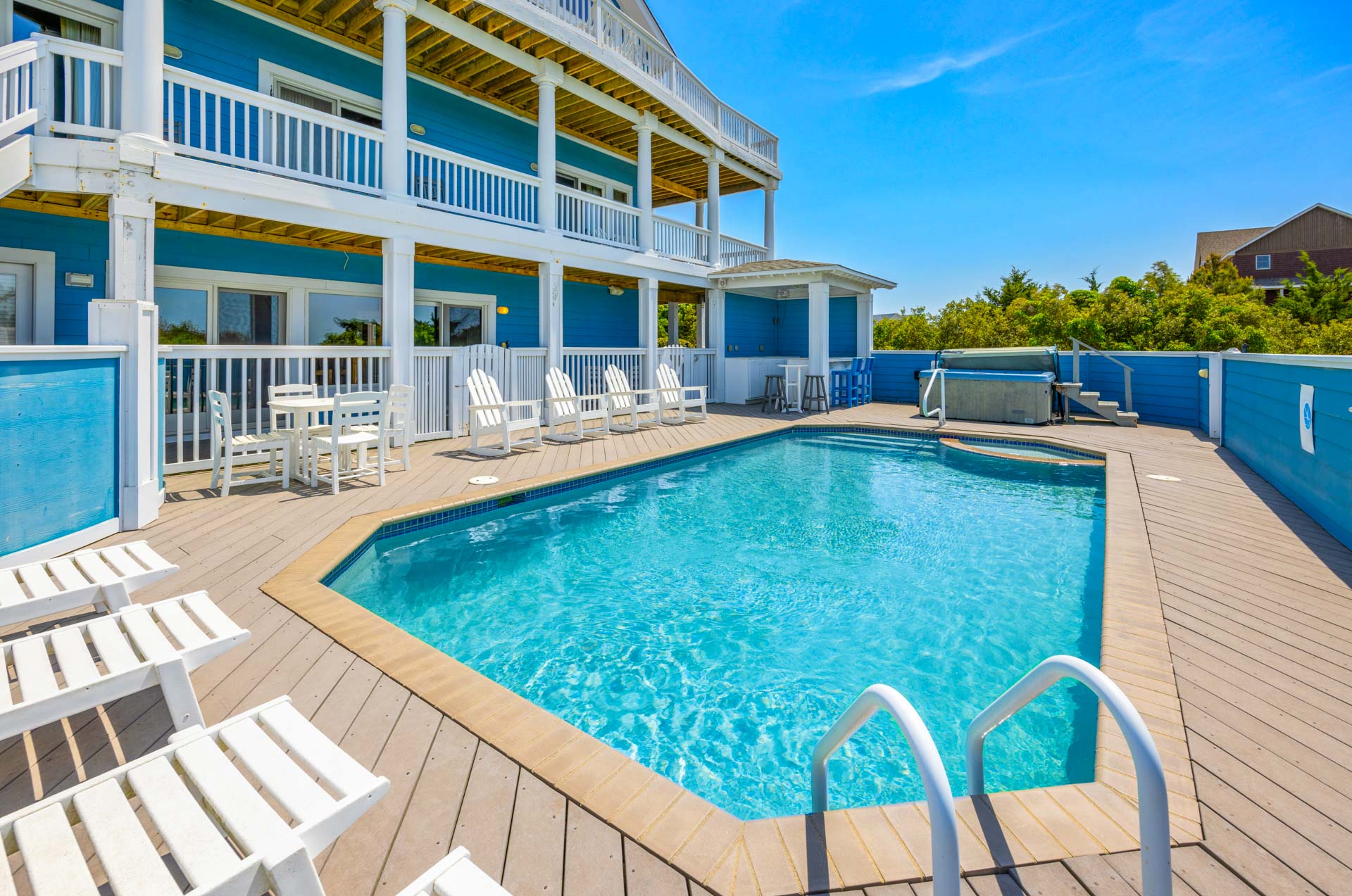 Surf Or Sound Realty 1029 Sunset Serenade Pool Area 3