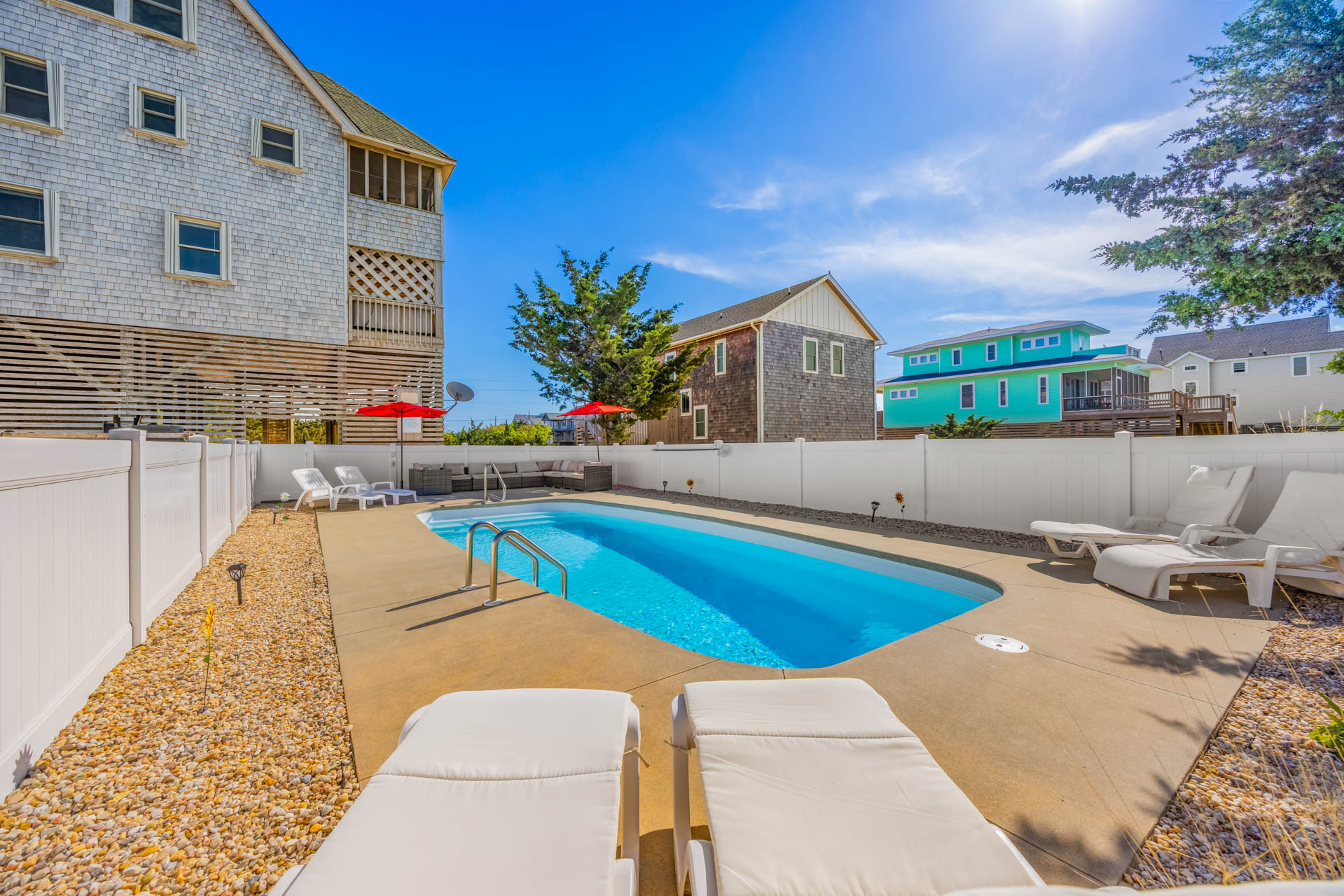 Surf Or Sound Realty 915 Smores And Shores Pool Area 3
