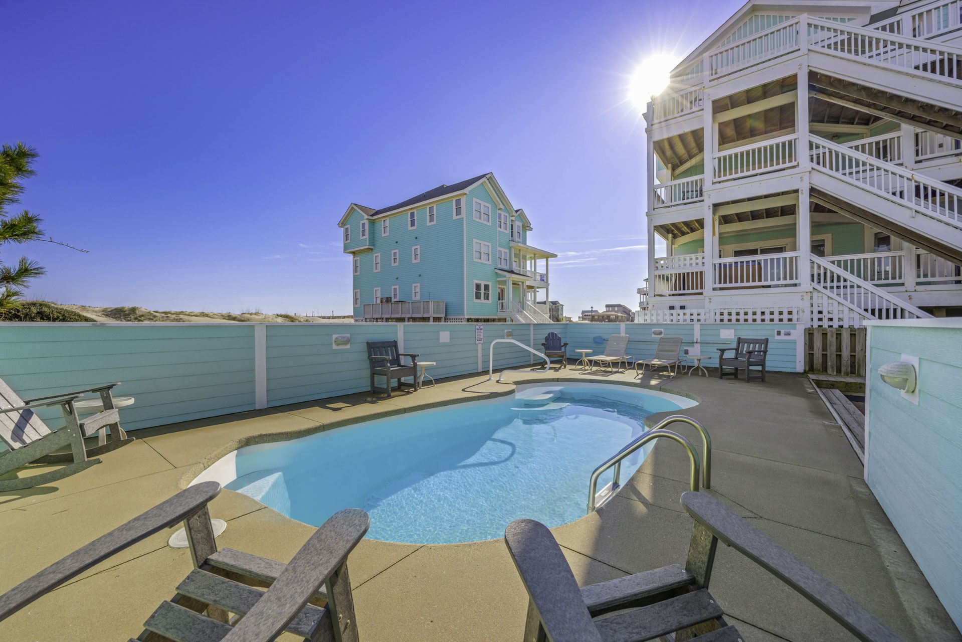 Surf Or Sound Realty 502 Tipsy Turtle Pool Area 2