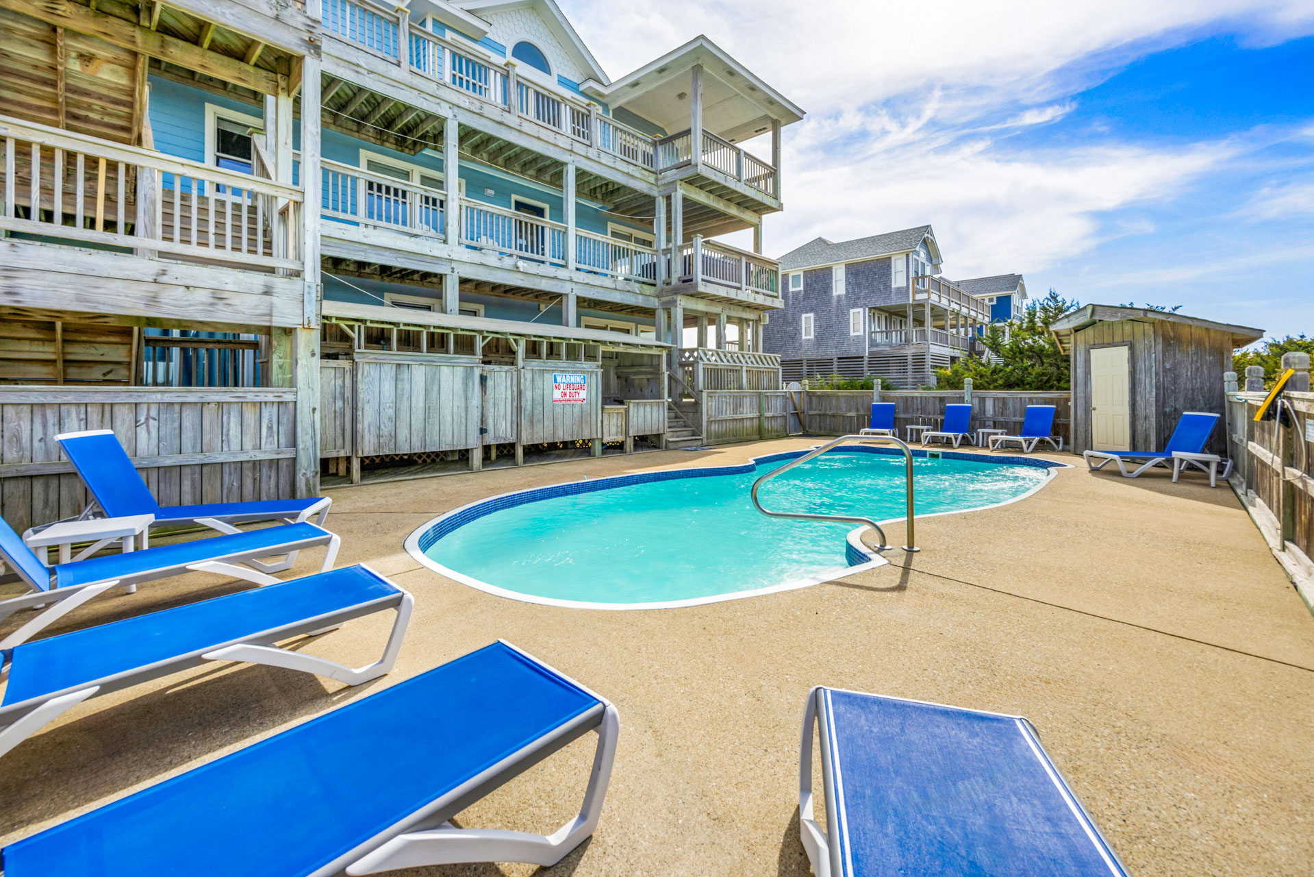 Surf Or Sound Realty 416 Bella Vista Pool Area 2