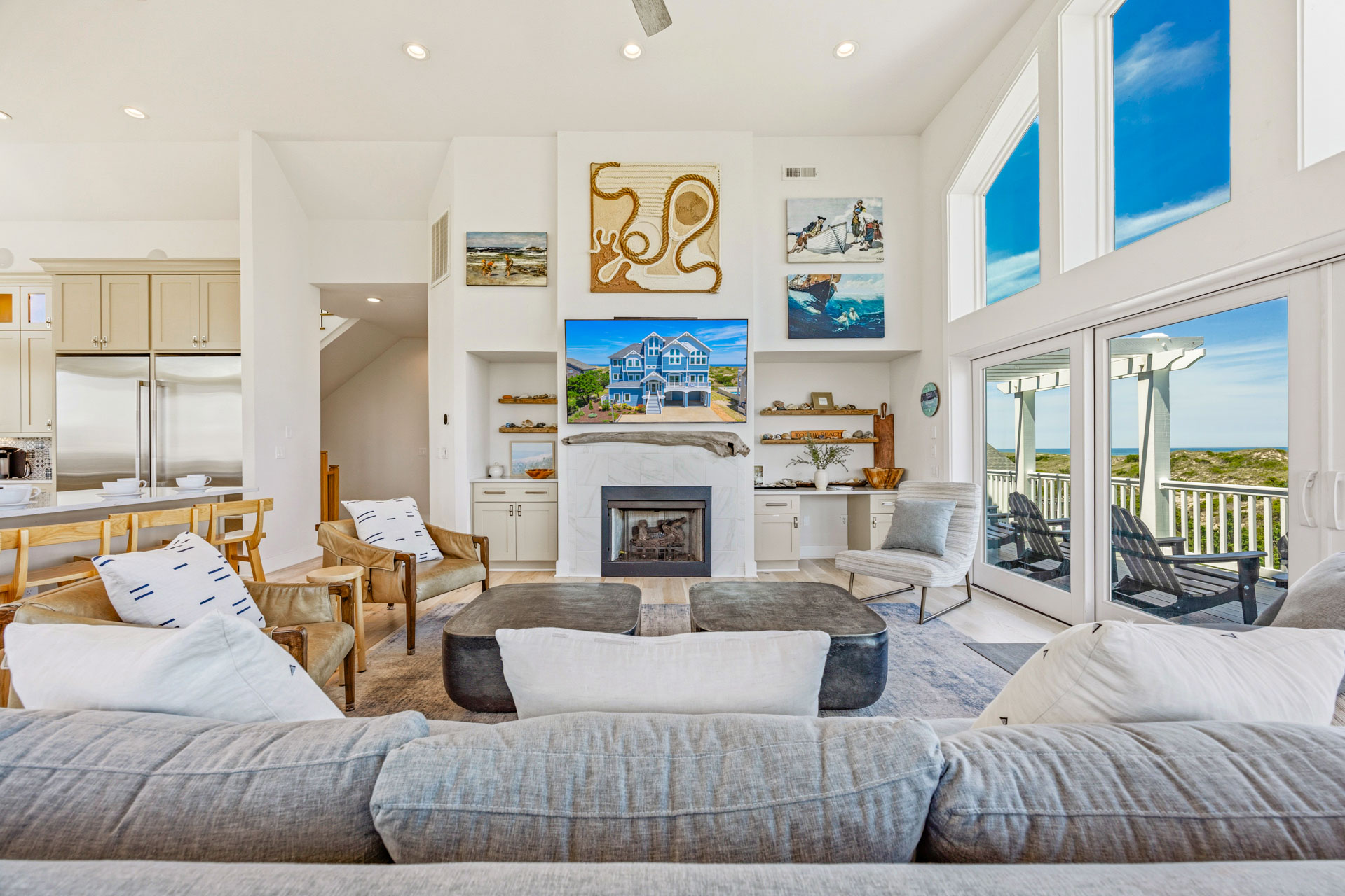 Surf Or Sound Realty 652 Castlemere Great Room 6
