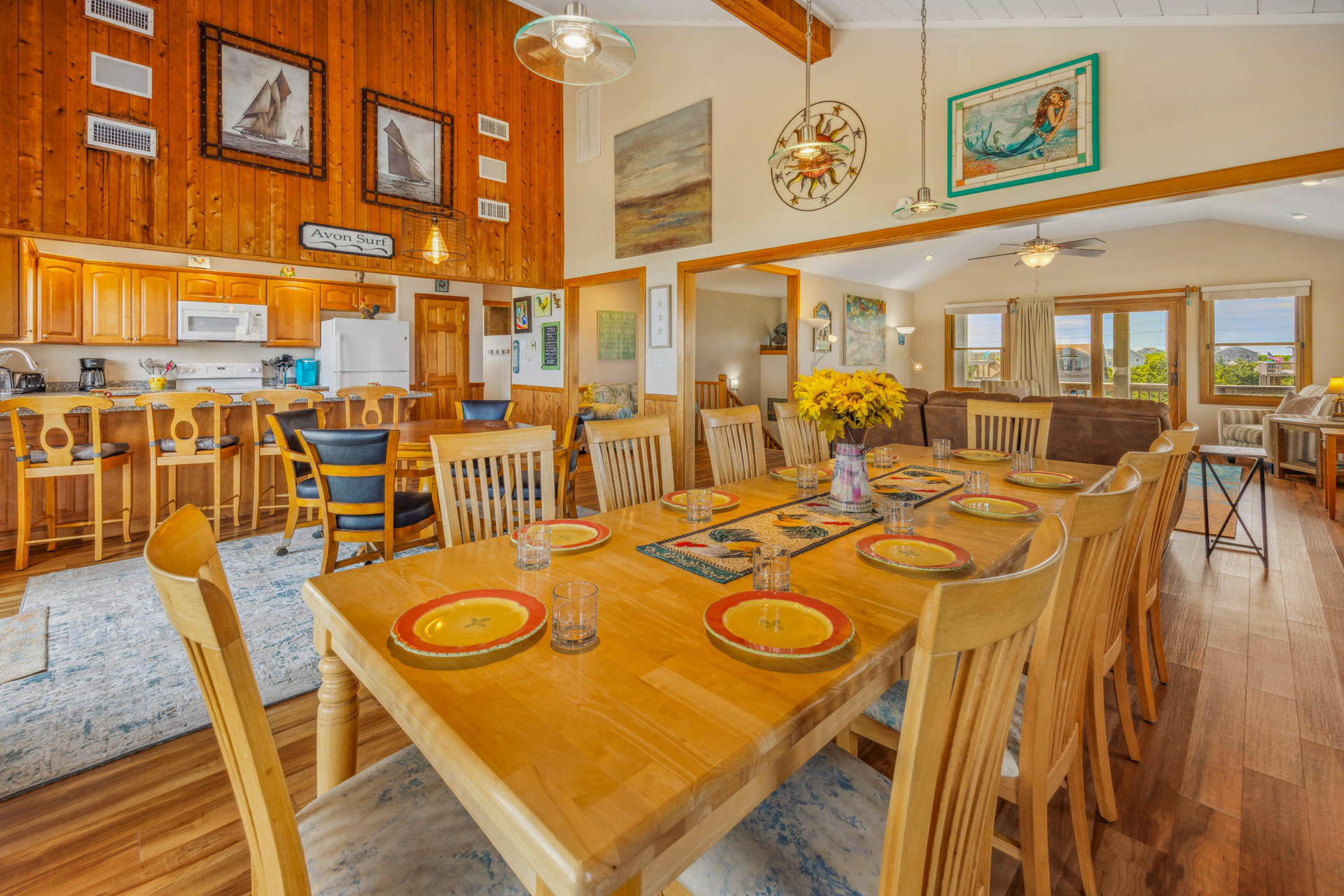 Surf Or Sound Realty 831 Avon Surf Dining Area 2