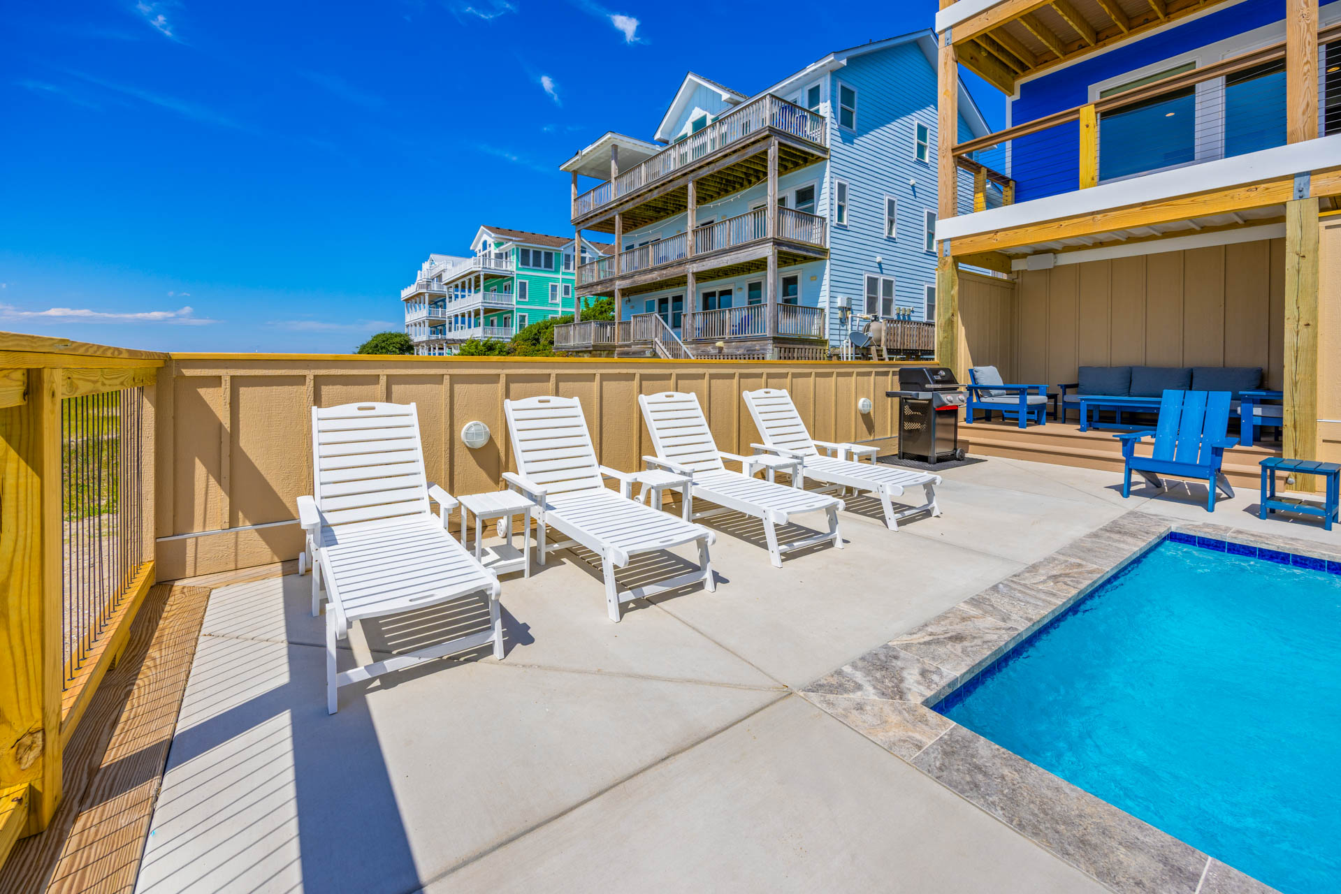 Surf Or Sound Realty 1204 Ocean's 12 Pool Area 5
