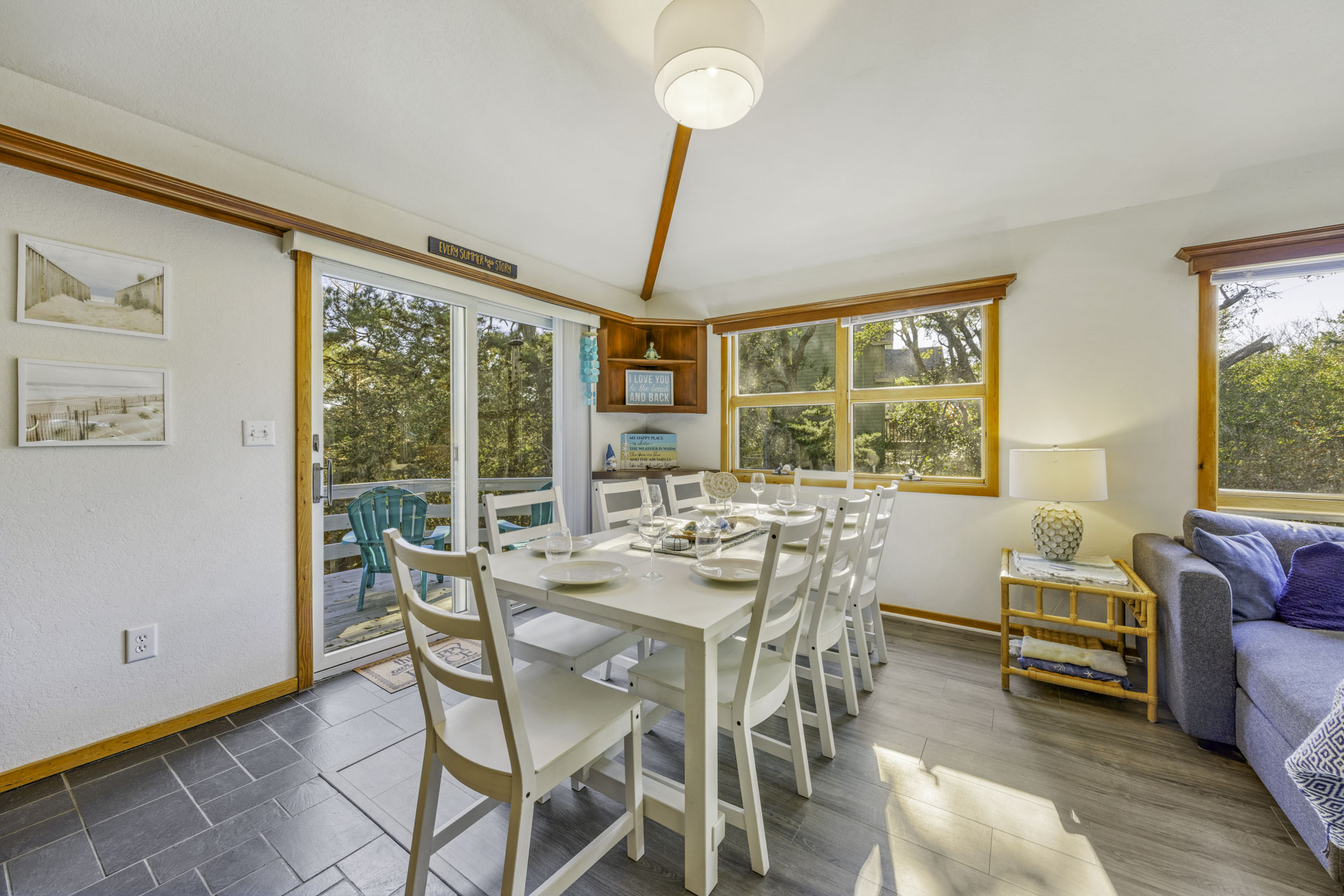 Surf Or Sound Realty 1242 Our Happy Place Dining Area 2