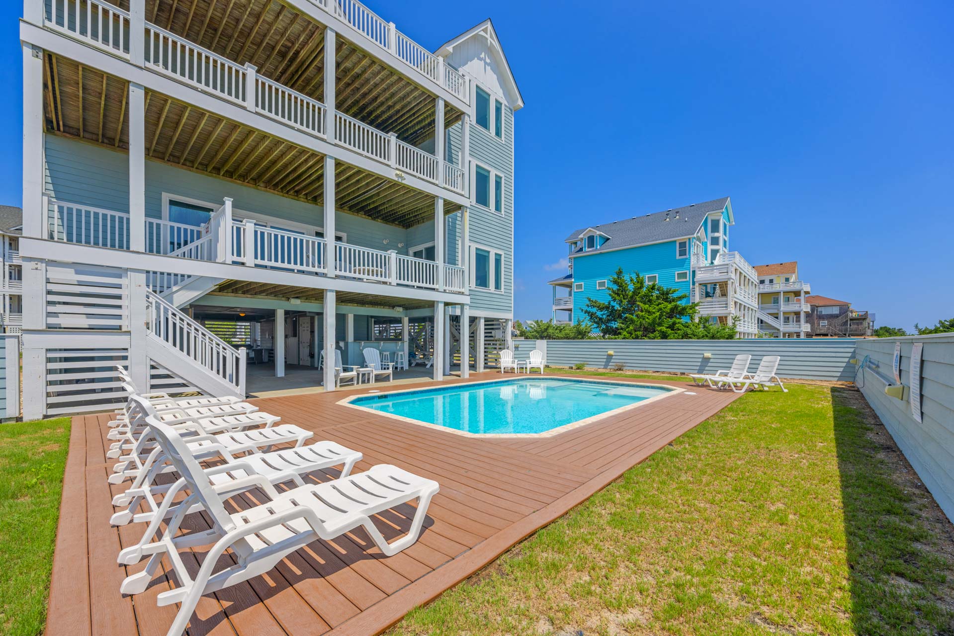 Surf Or Sound Realty 778 Time Out Pool Area 3