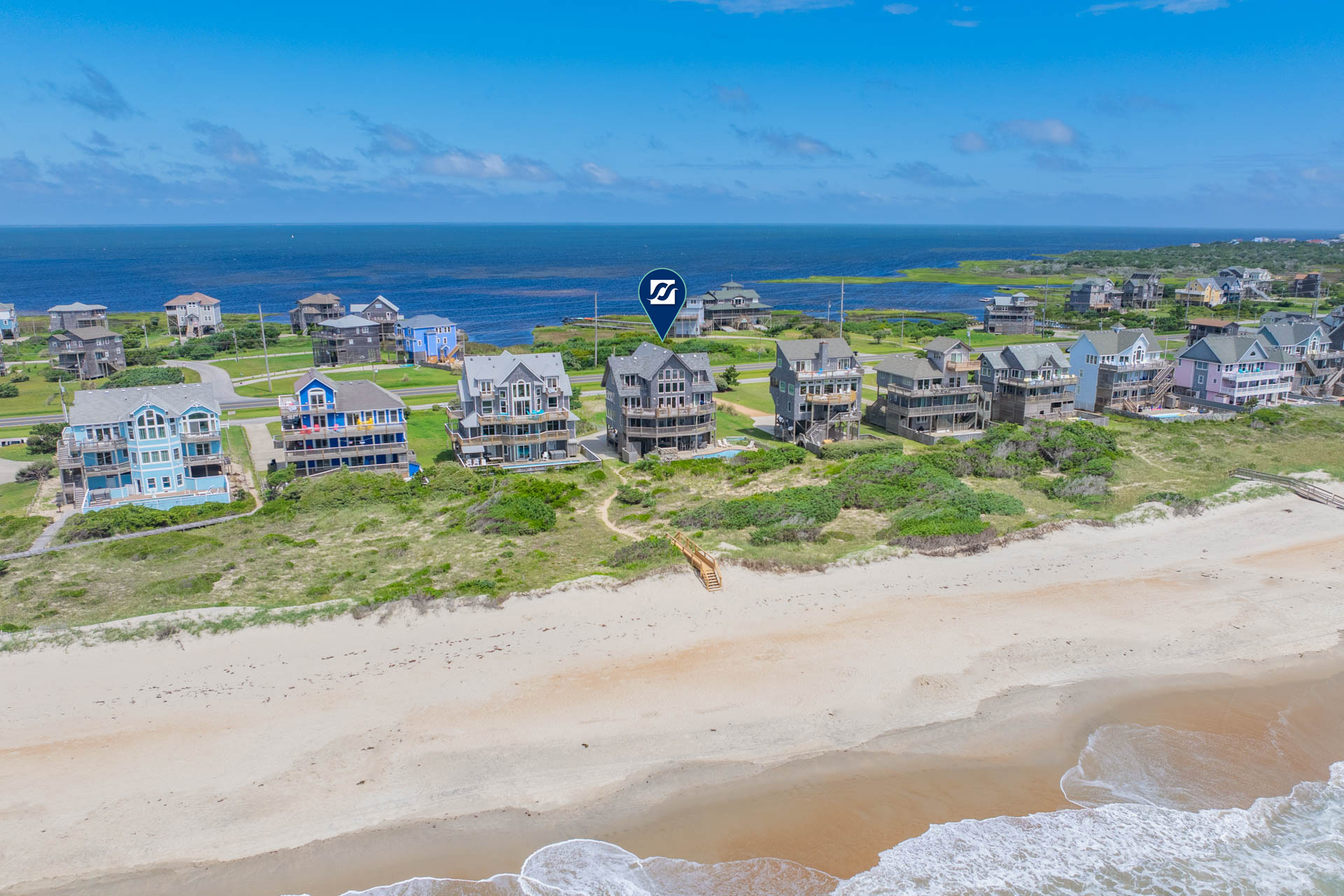 Surf Or Sound Realty 766 Surf's Up Exterior 7 Pin