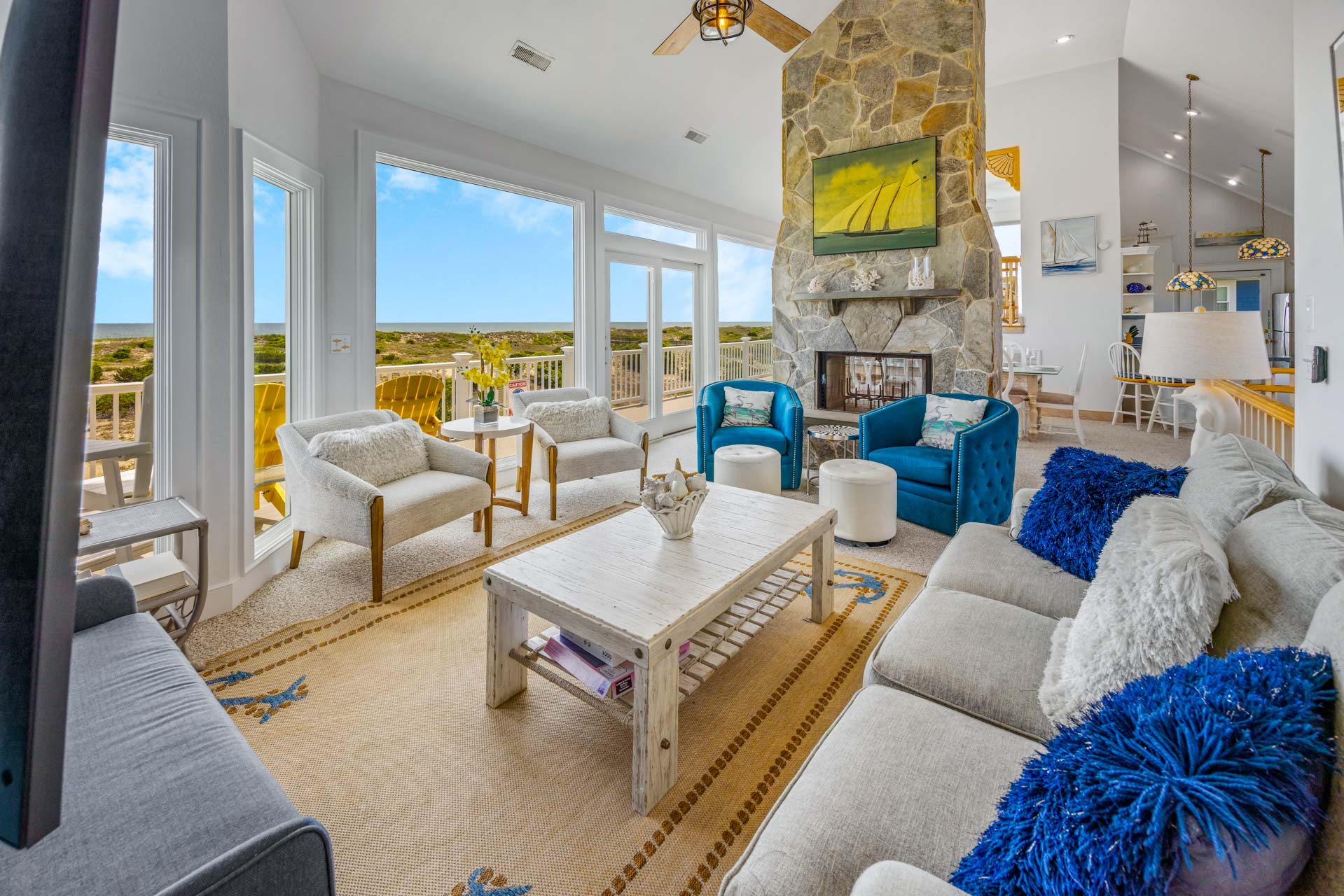 Surf Or Sound Realty 1040 Dolphin's Watch Great Room 2