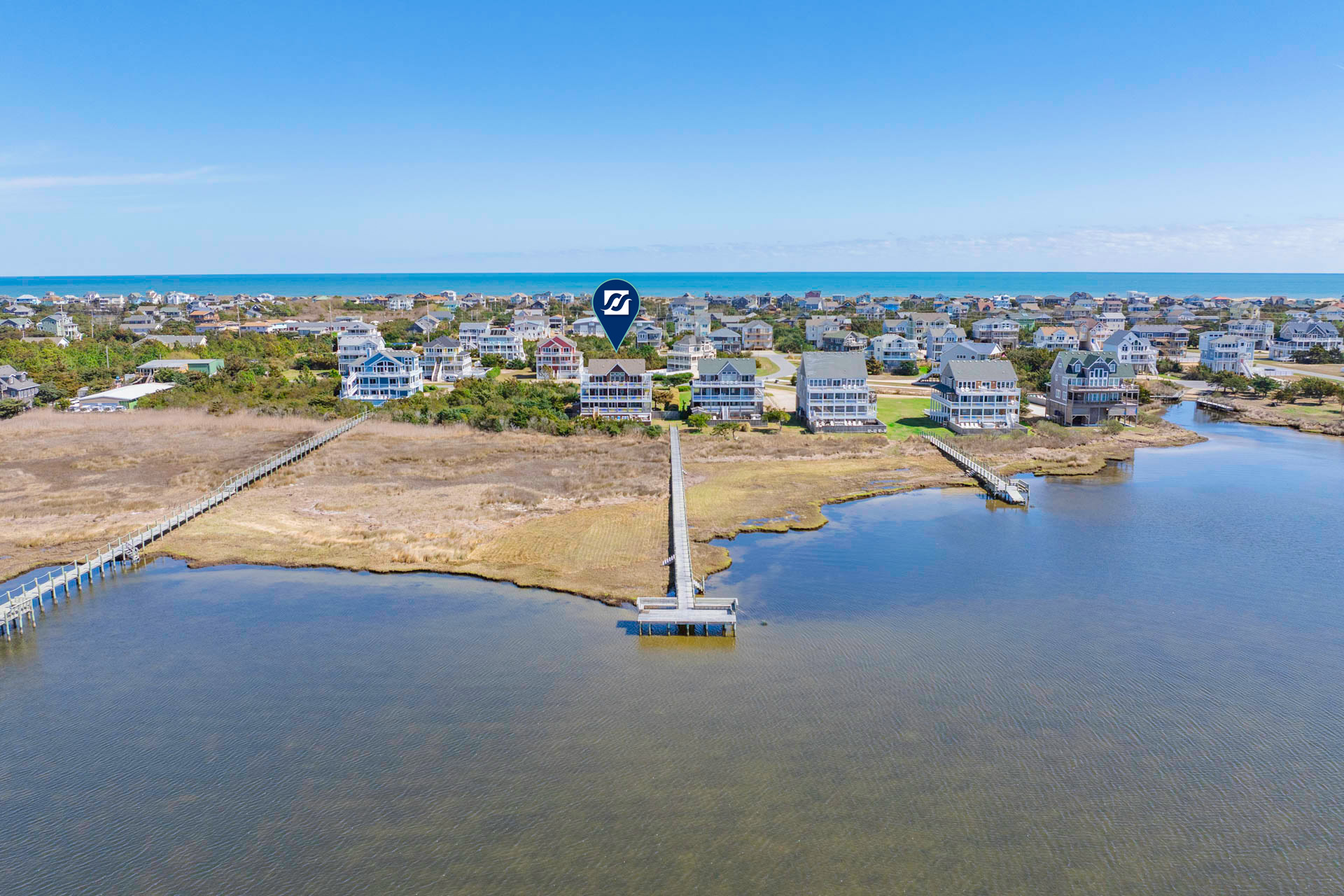 Surf Or Sound Realty 339 Salvo Sunsets Exterior 7 Pin