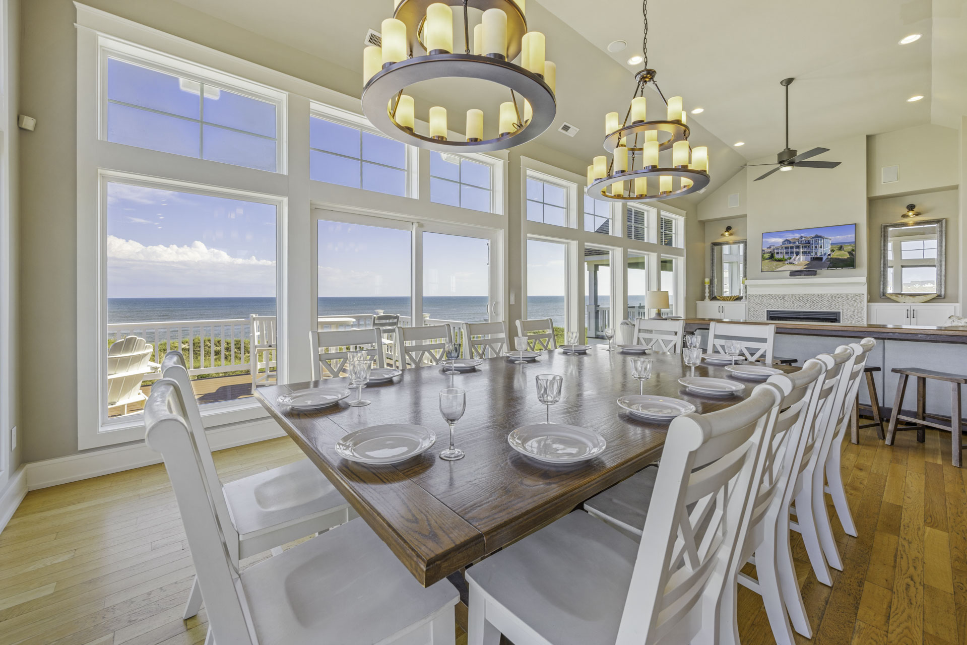 Surf Or Sound Realty 866 Wa Hoo Hatteras Dining Area 3