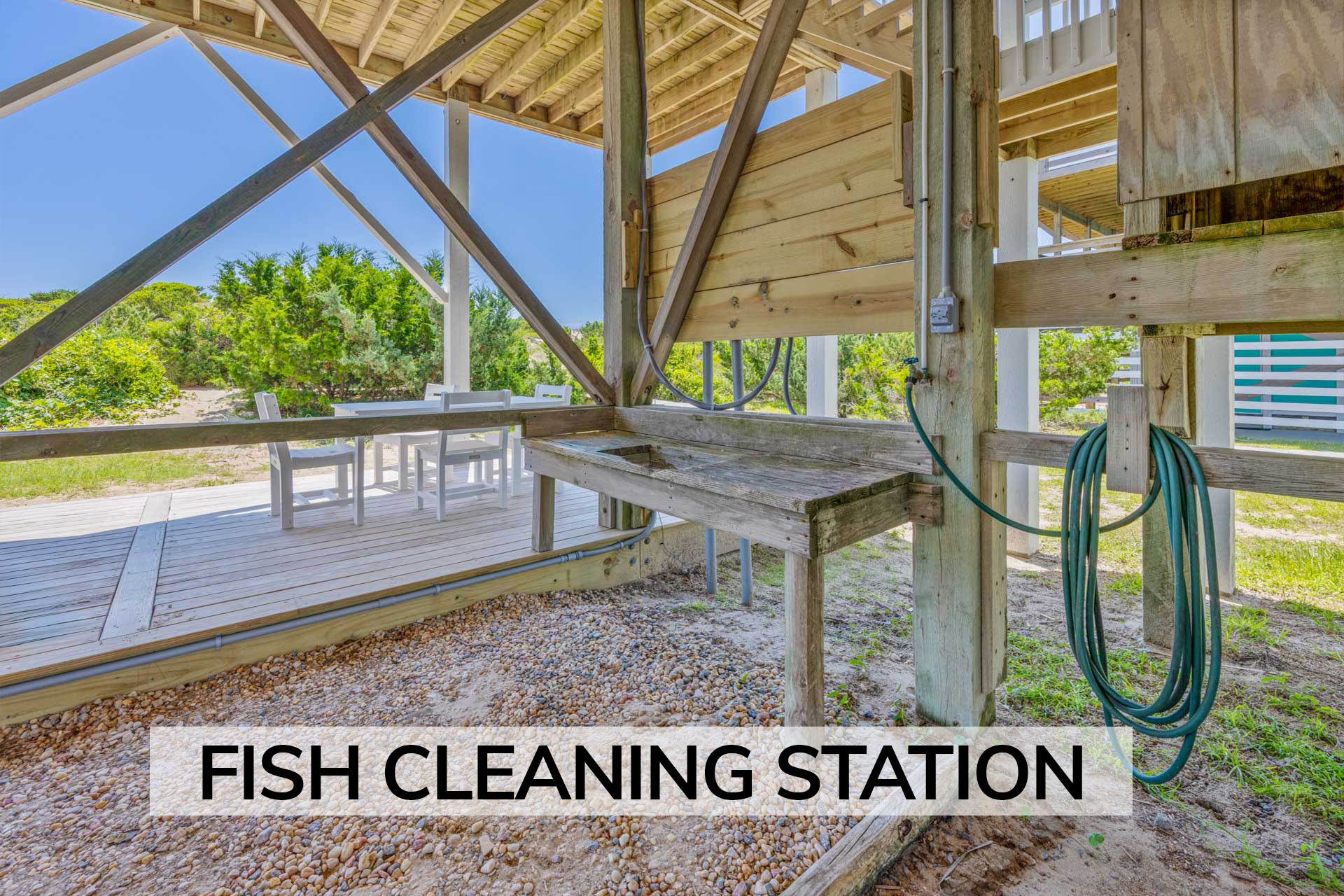 Surf Or Sound Realty 137 The Krusty Krab Fish Cleaning Station Label