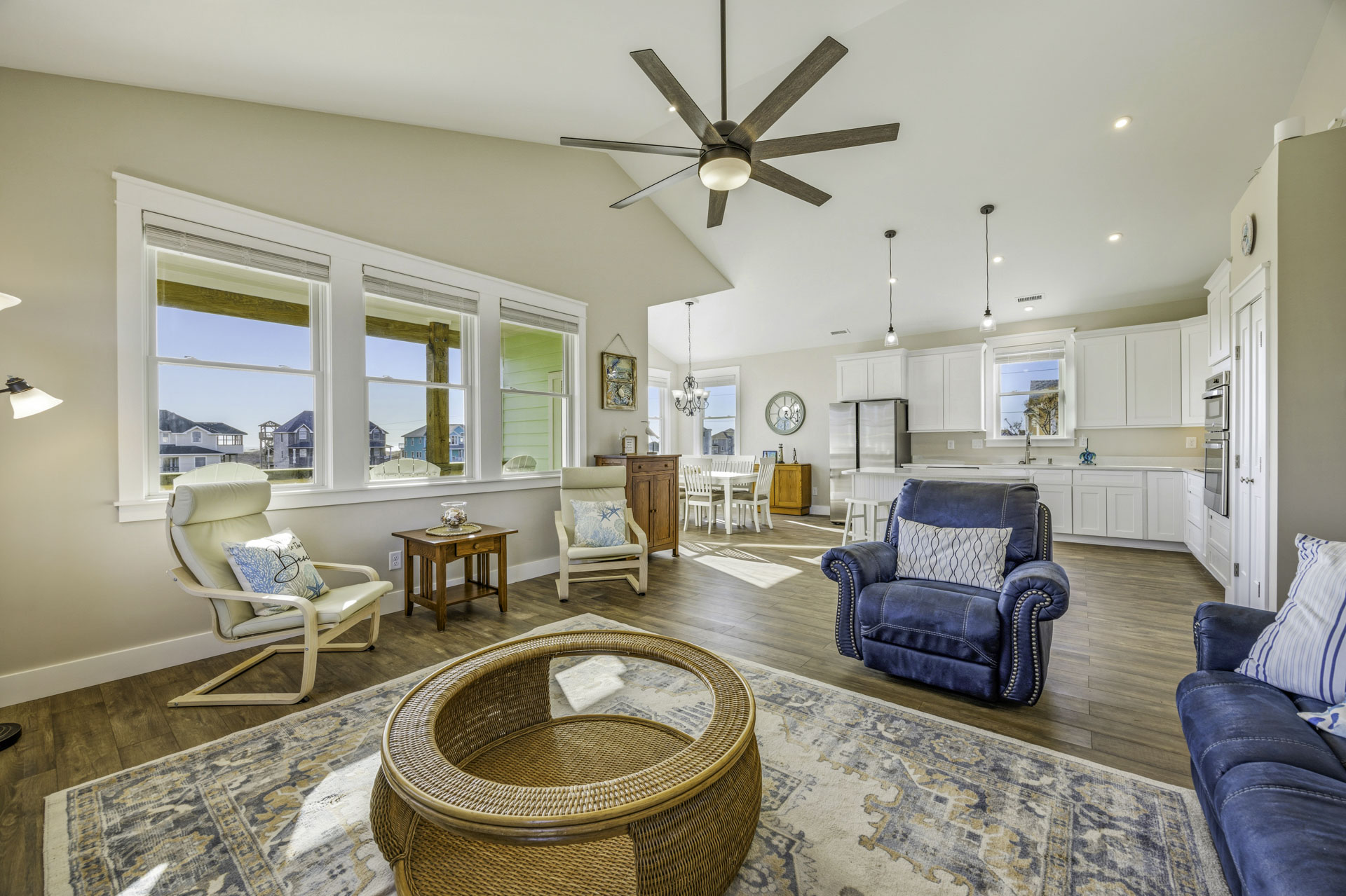 Surf Or Sound Realty 1240 Coastal Breeze Great Room 2