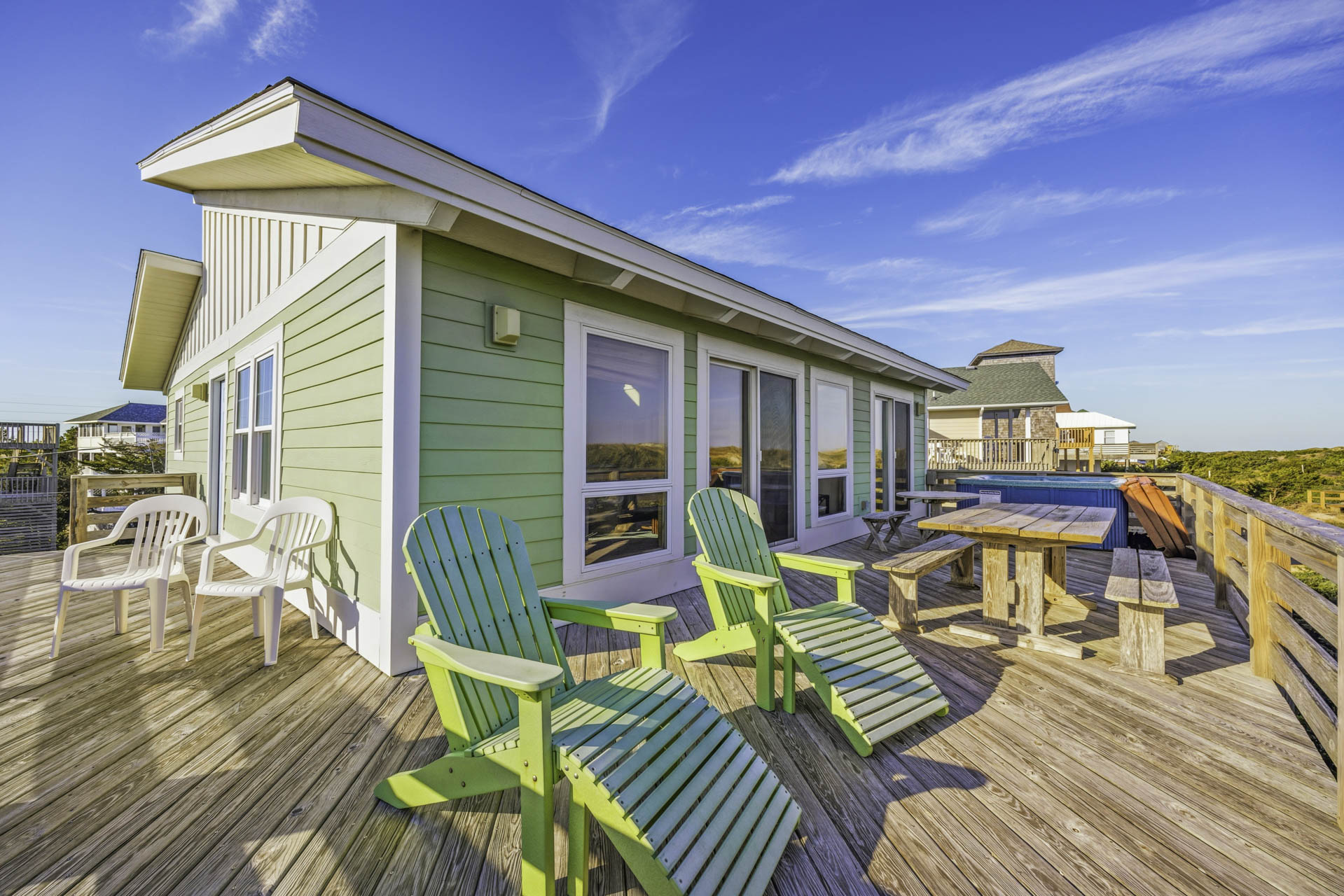 Surf Or Sound Realty 861 Kinnakeet Retreat Deck 3