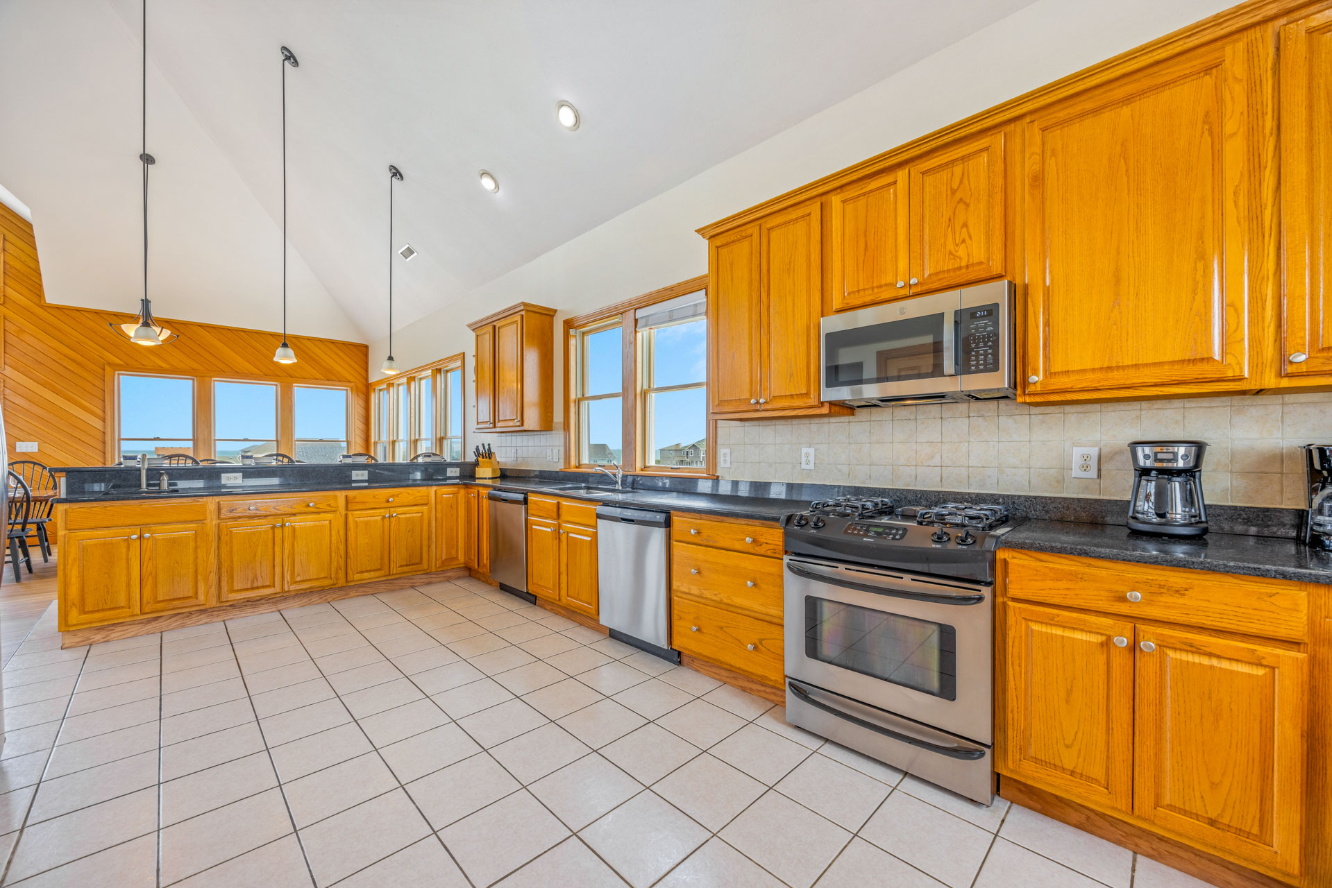 Surf Or Sound Realty 1251 Whispering Sands Kitchen 5
