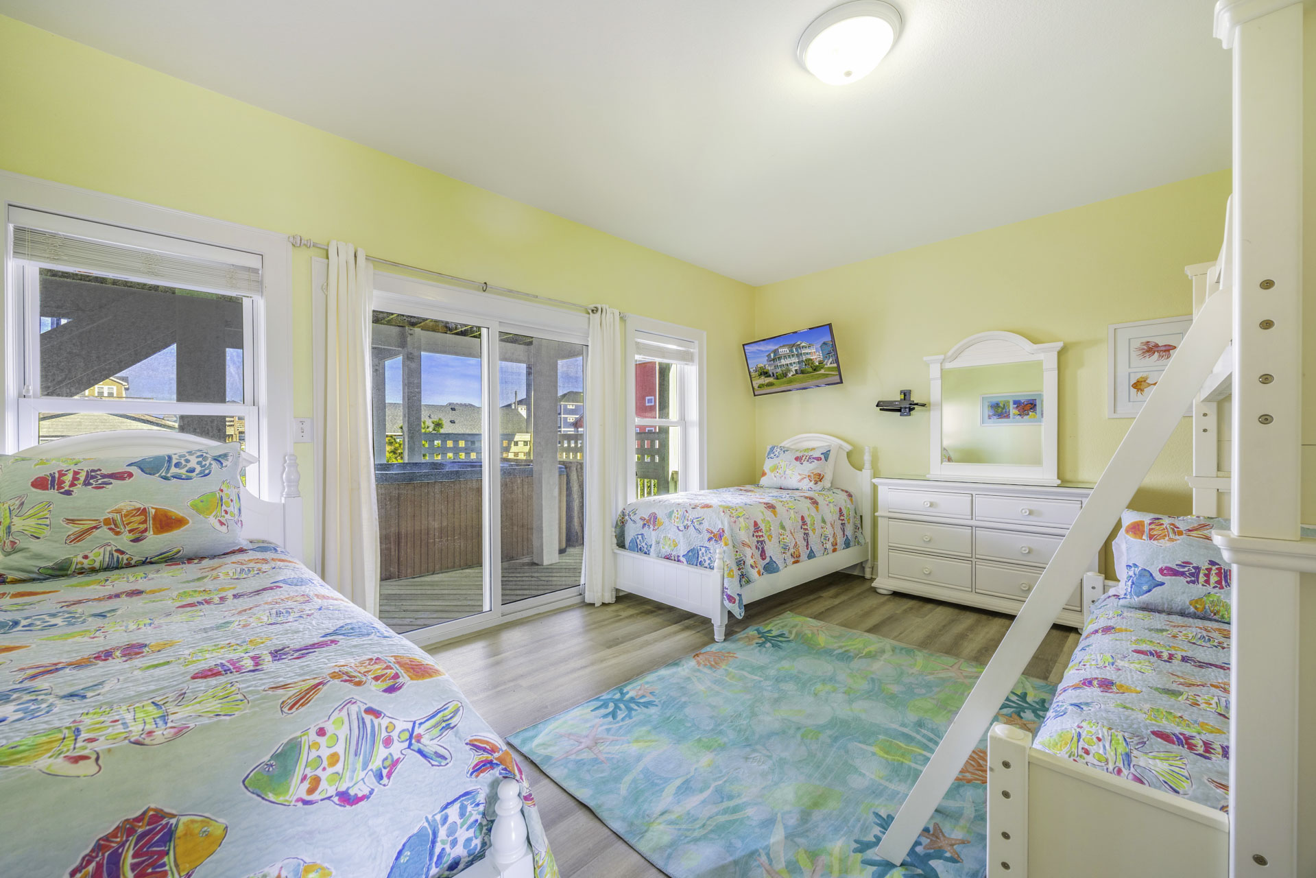 Surf Or Sound Realty 502 Tipsy Turtle Bedroom 8 1