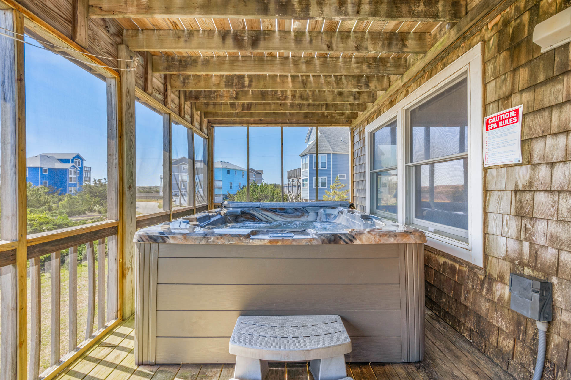 Surf Or Sound Realty 767 Beachcomber Hot Tub