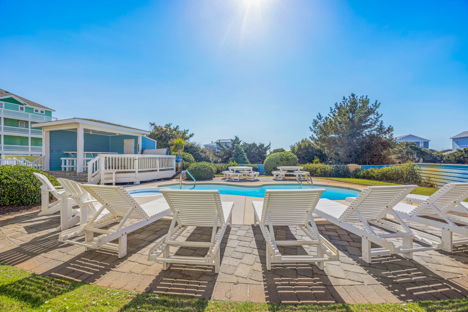 Surf Or Sound Realty 569 Cape Winds Pool Area 4