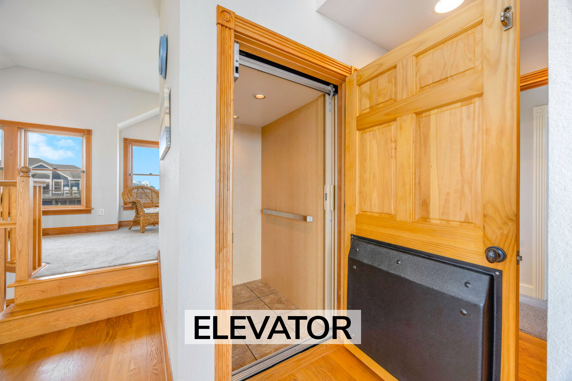 Surf Or Sound Realty 829 The HI Life Elevator Label