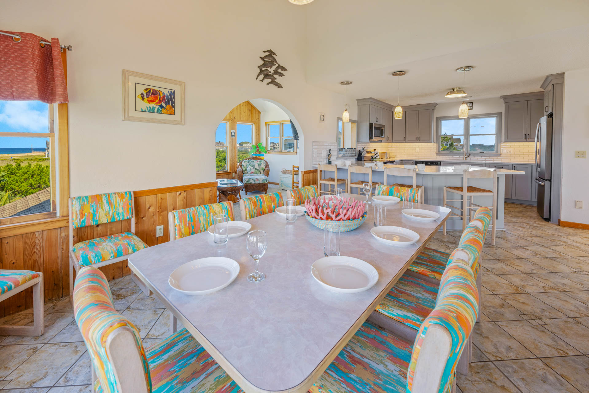 Surf Or Sound Realty 389 Salty Dawg Dining Area 3