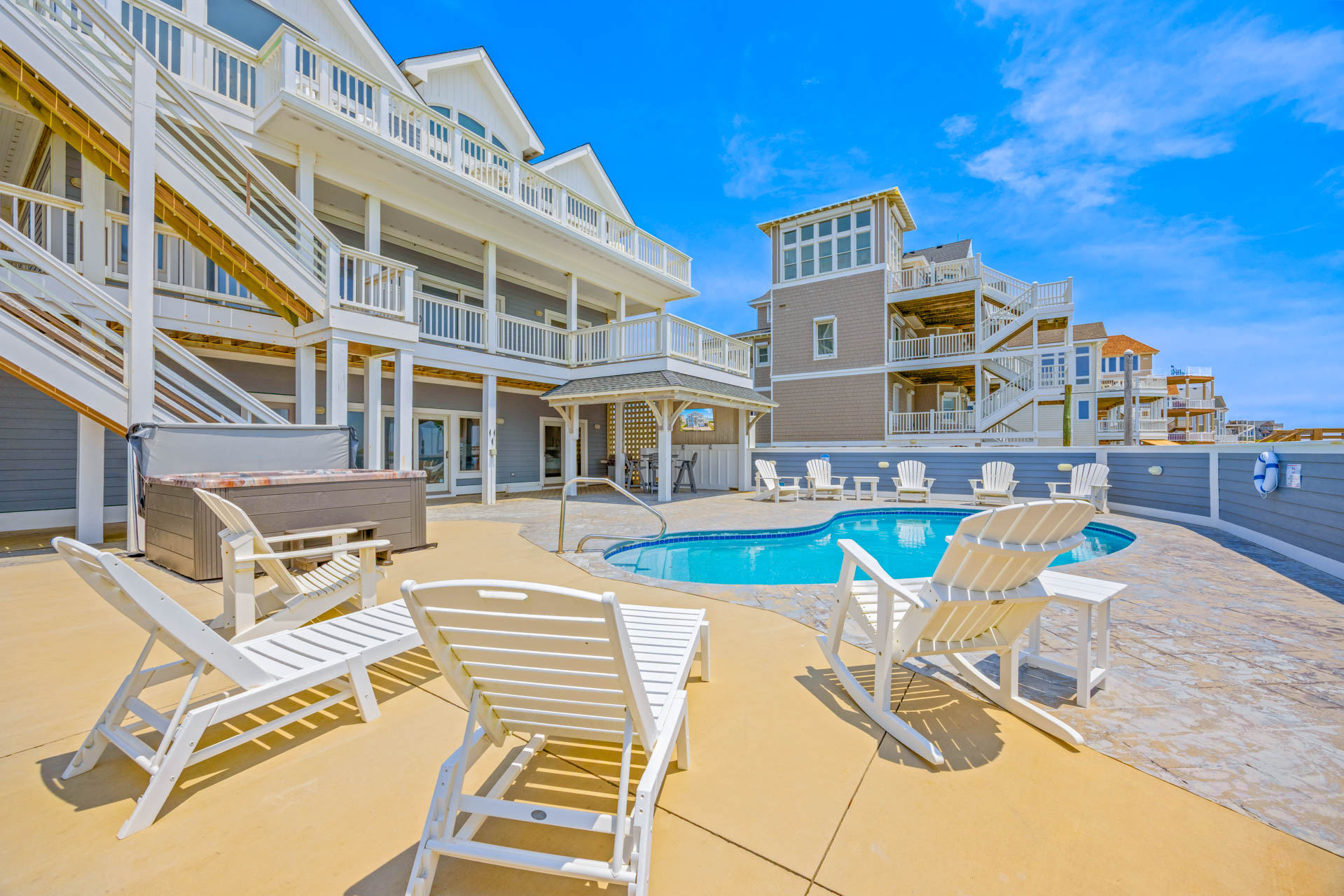 Surf Or Sound Realty 1248 Worth The Wait Pool Area 4