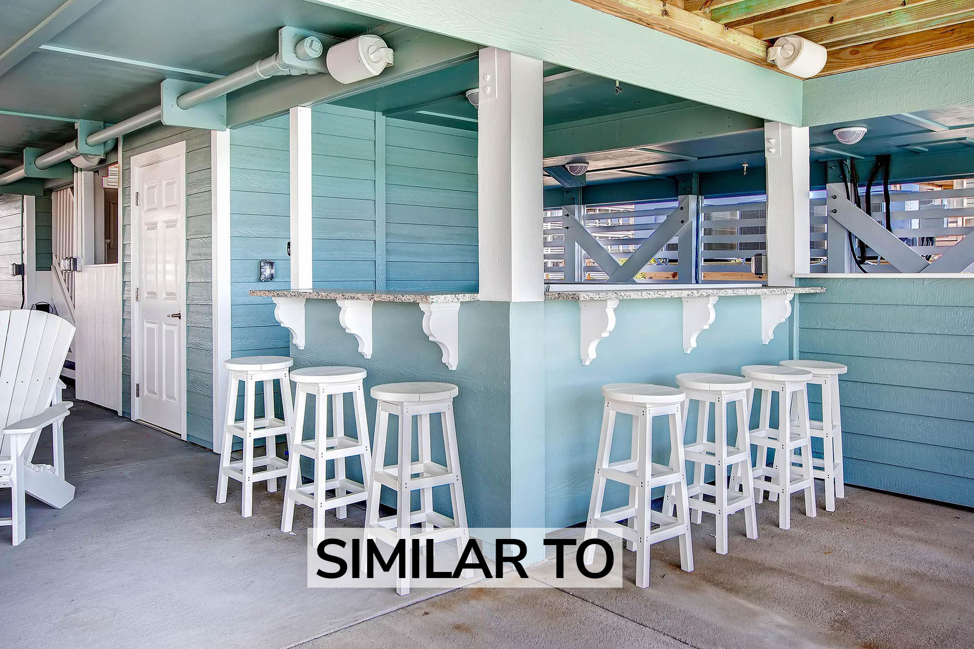 Surf Or Sound Realty 1225 Similar To Tiki Bar Label