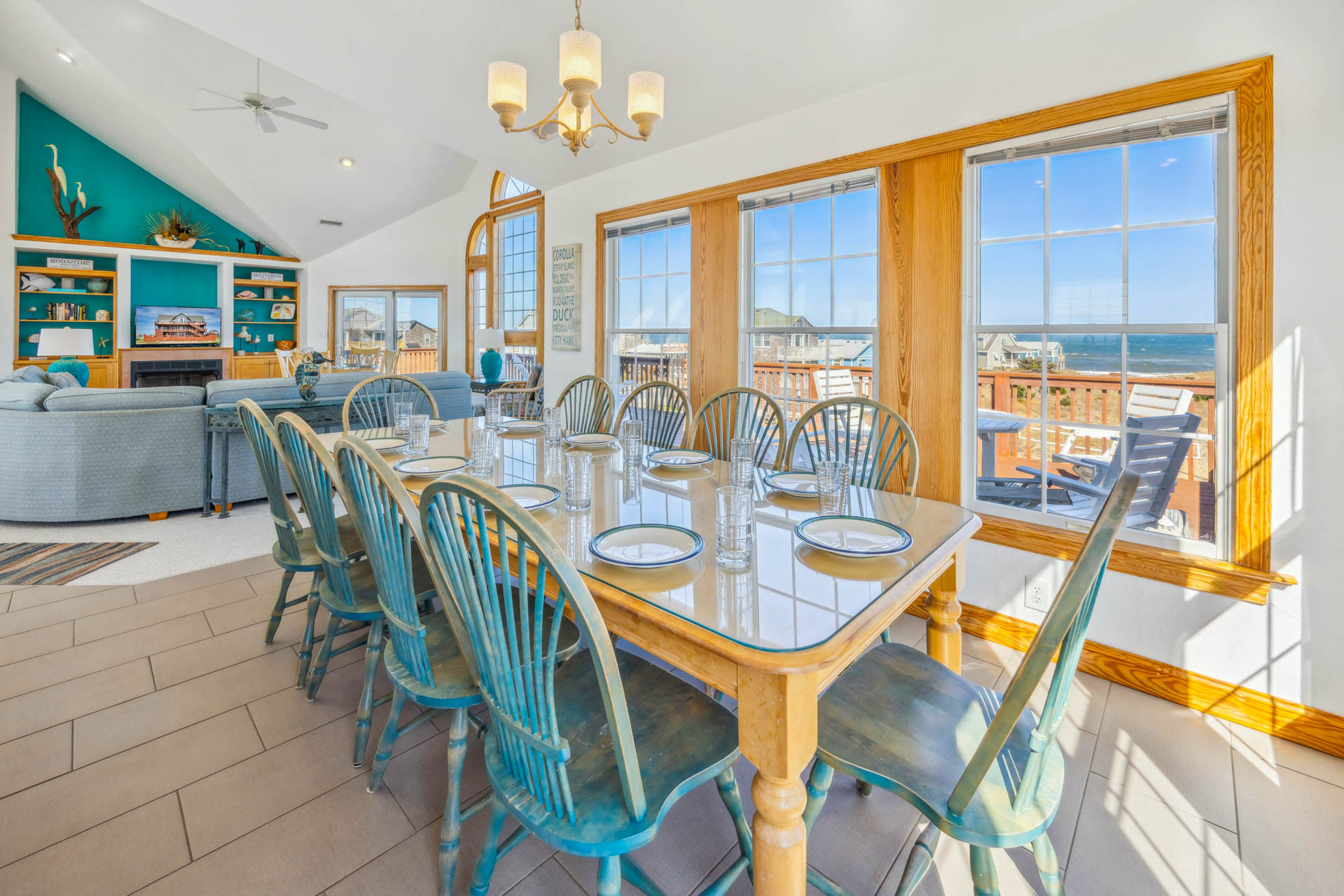 Surf Or Sound Realty 177 Horatio's Hideaway Dining Area 3