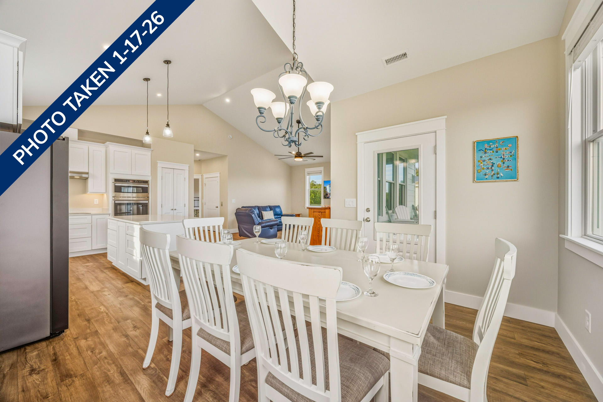 Surf Or Sound Realty 1240 Coastal Breeze Dining Area 1 Date