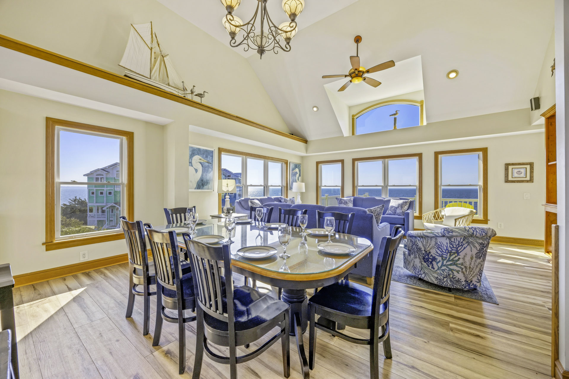 Surf Or Sound Realty 973 Bay Breeze Dining Area 2