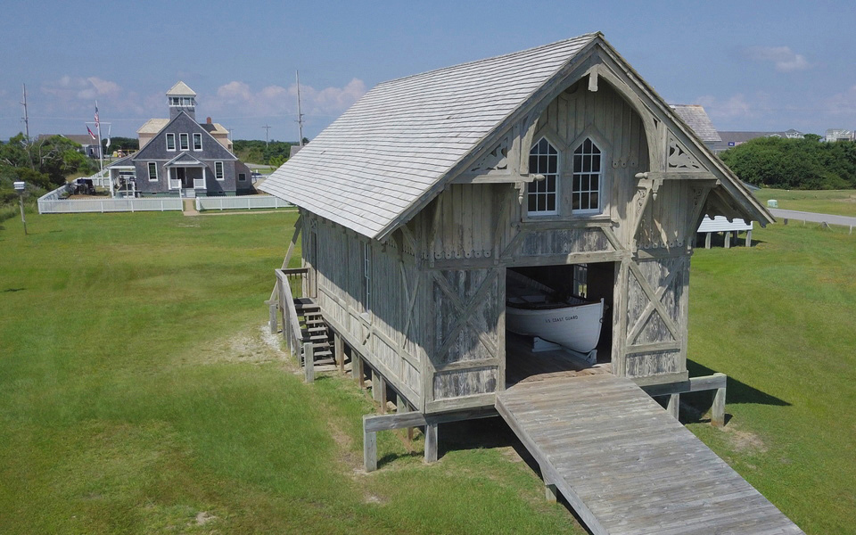 Experiences Attractions Chicamacomico Lifesaving Station Box Boat House Drone Edit 960X600 274K