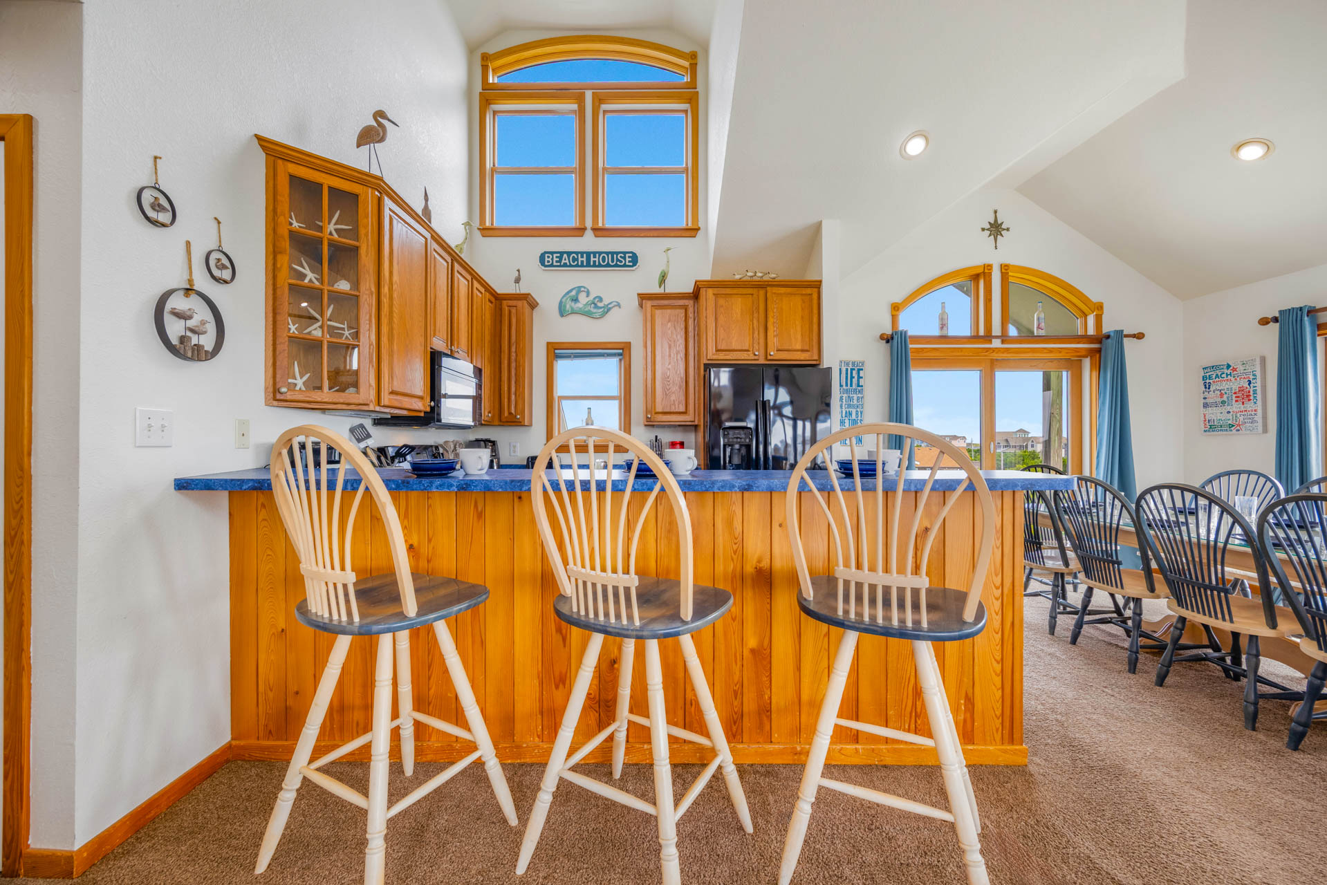 Surf Or Sound Realty 1260 Bangarang Beach House Kitchen 1