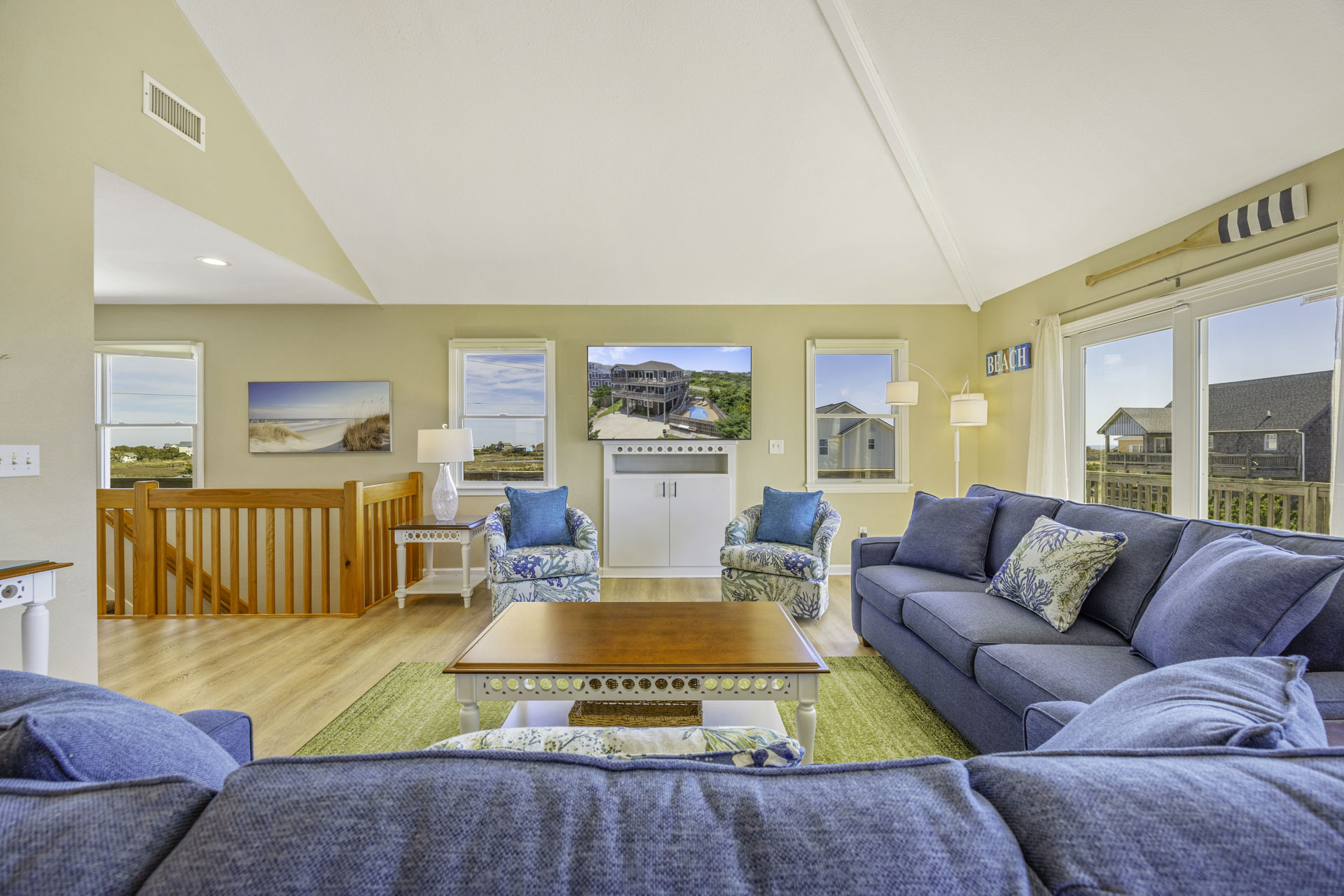 Surf Or Sound Realty 967 Sailor's Delight Great Room 4