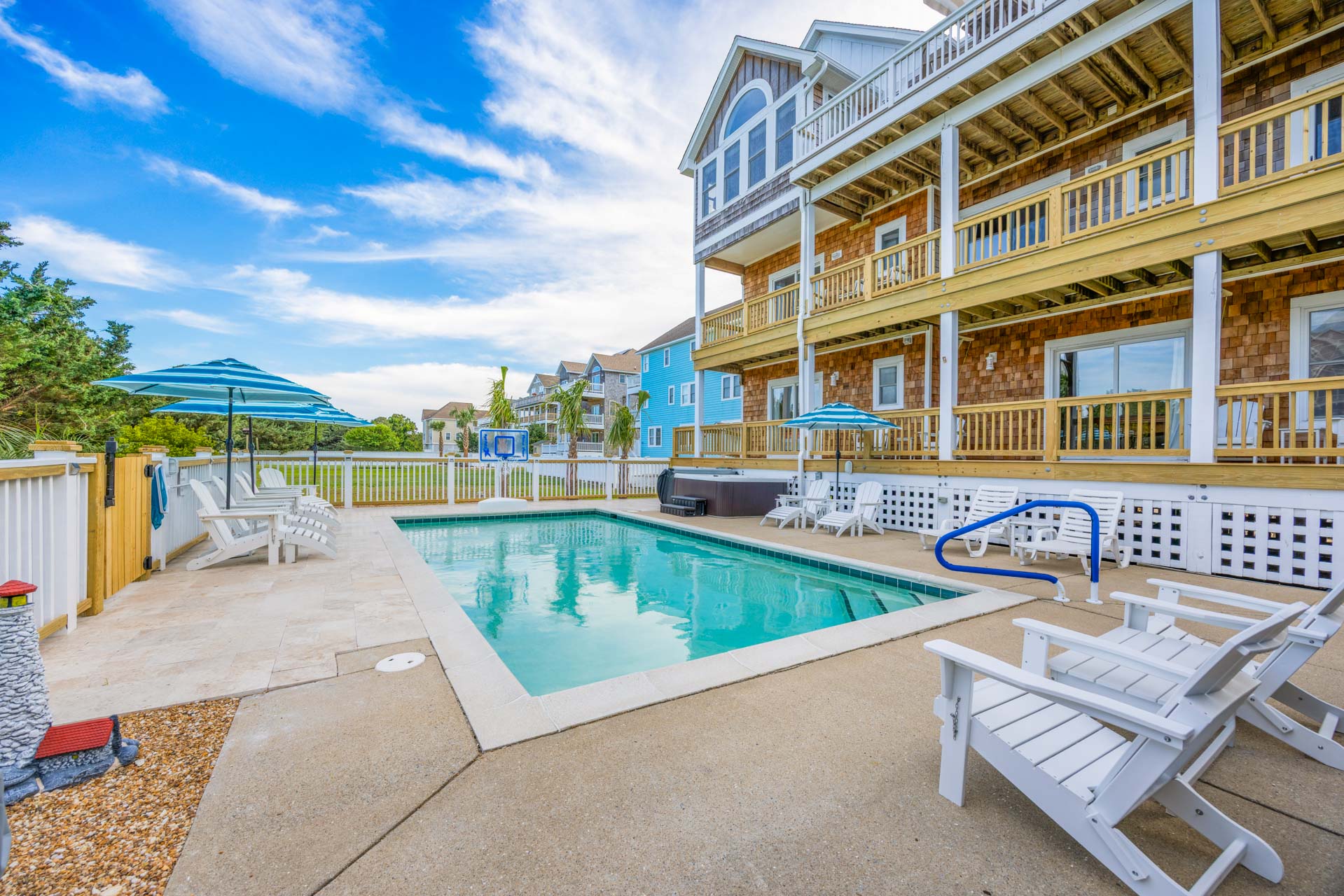 Surf Or Sound Realty 1224 Ride Like The Wind Pool Area 2