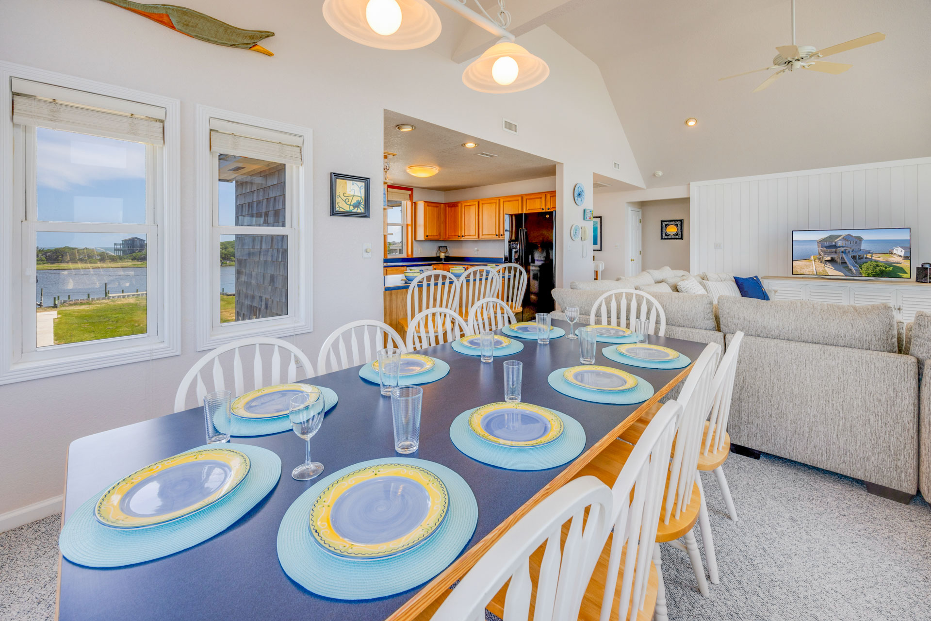 Surf Or Sound Realty 1211 Frisco's Watch Dining Area 2