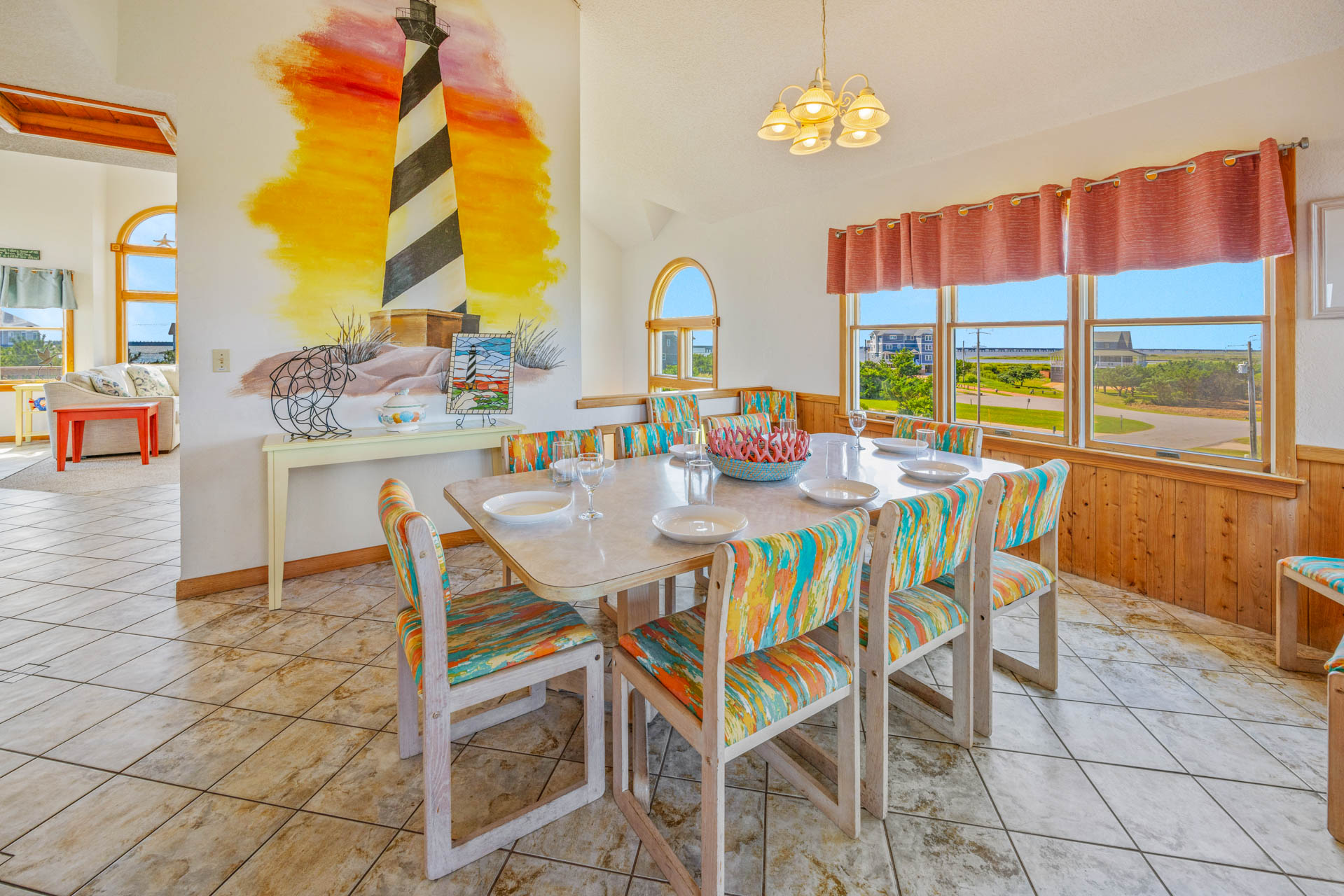 Surf Or Sound Realty 389 Salty Dawg Dining Area 2