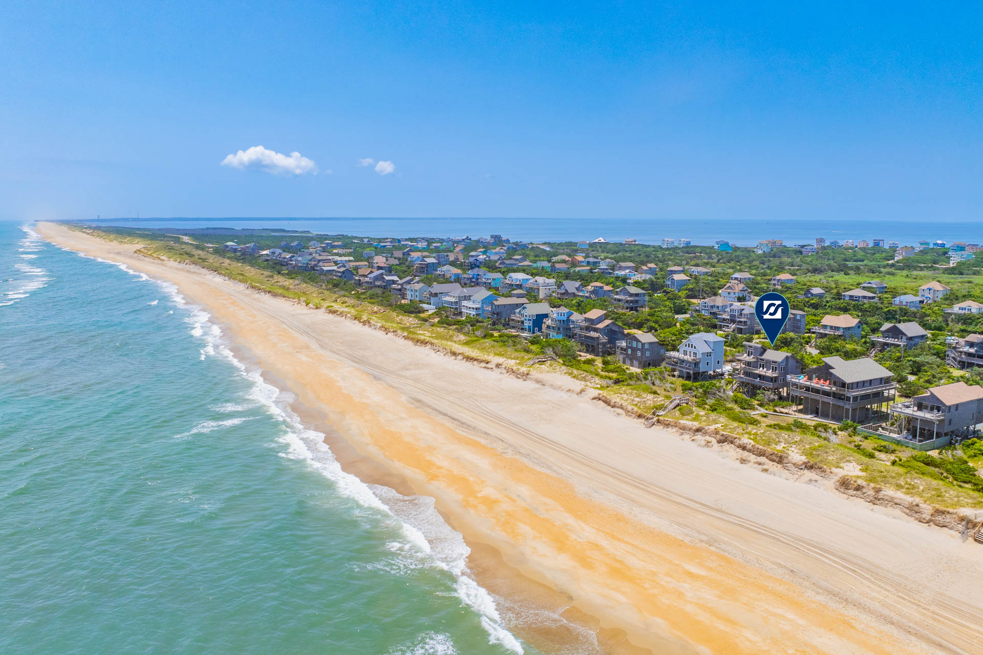 Surf Or Sound Realty 1254 Three Sheets To The Wind Exterior 4 Pin
