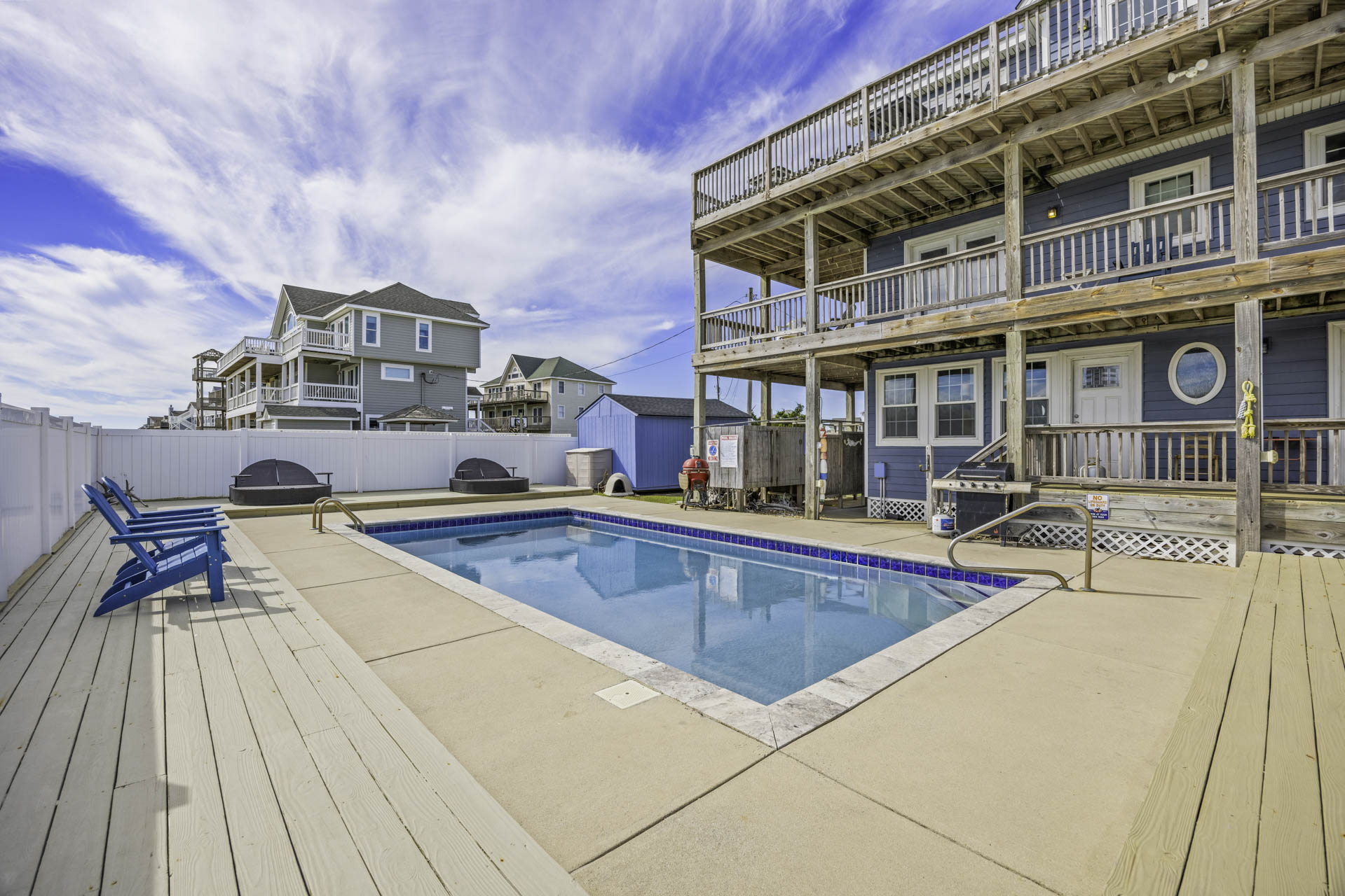 Surf Or Sound Realty 1231 Rise N Shine Pool Area 3