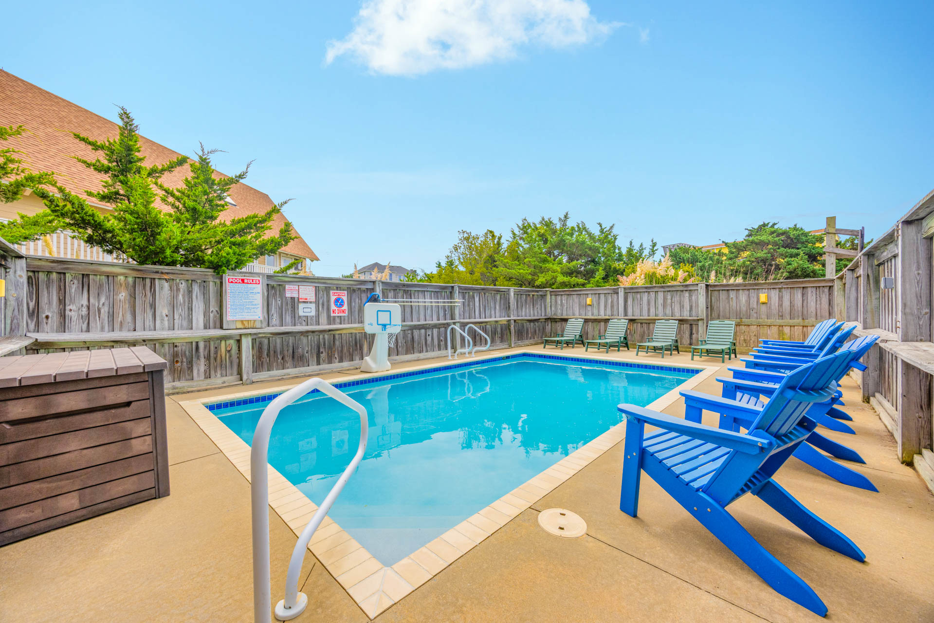 Surf Or Sound Realty 1260 Bangarang Beach House Pool Area 1