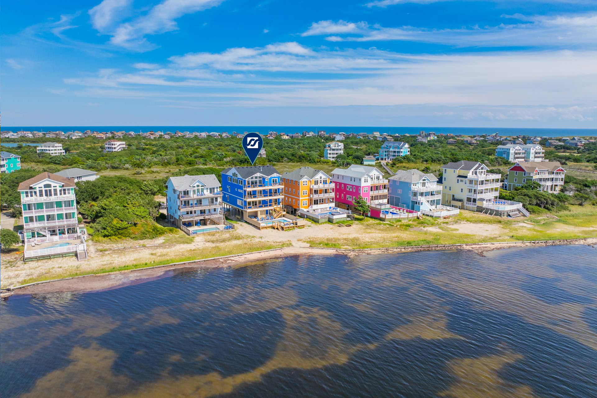 Surf Or Sound Realty 1204 Ocean's 12 Exterior 22 Pin